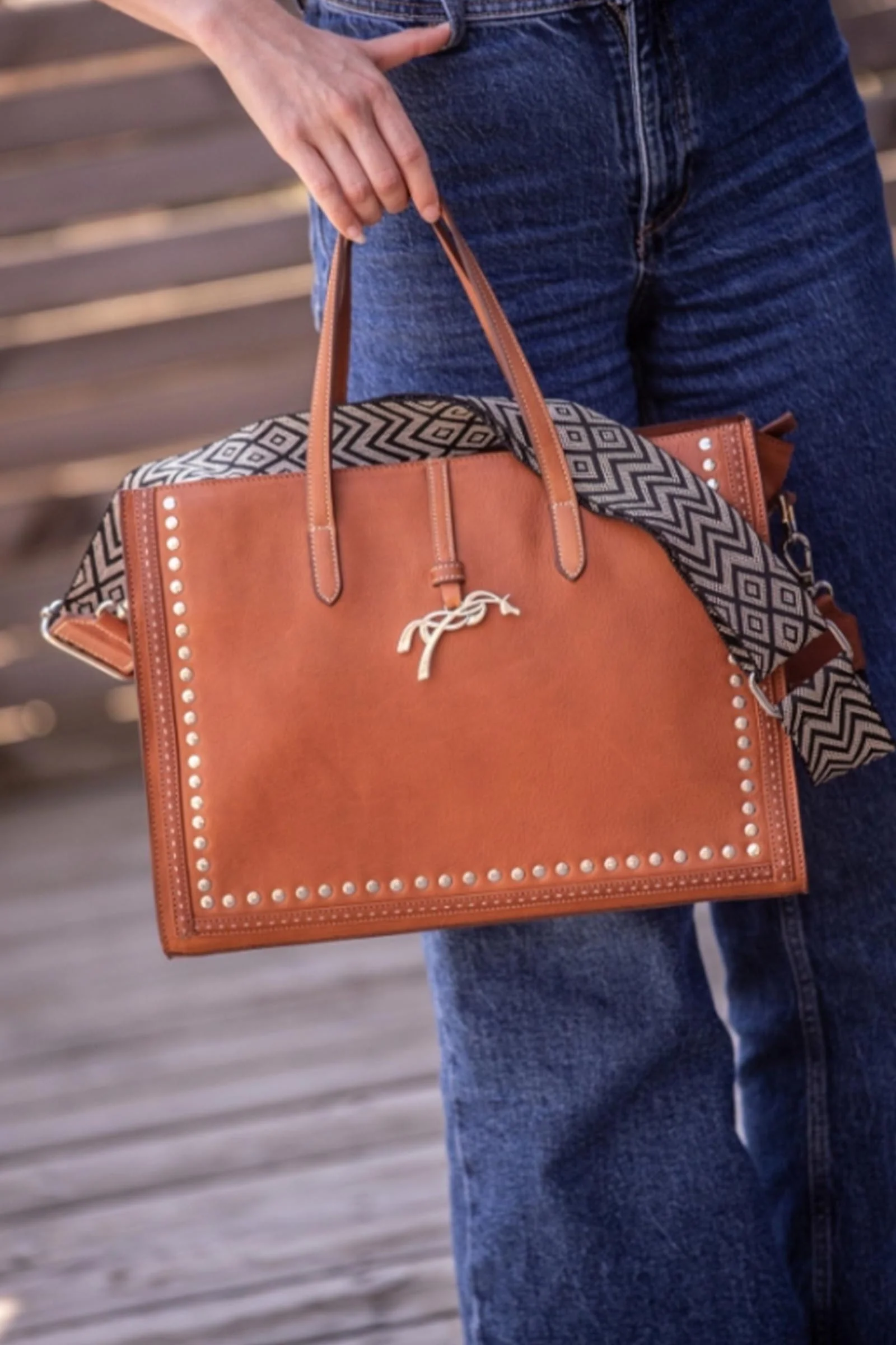 Naily Romane Handbag Cognac One Size