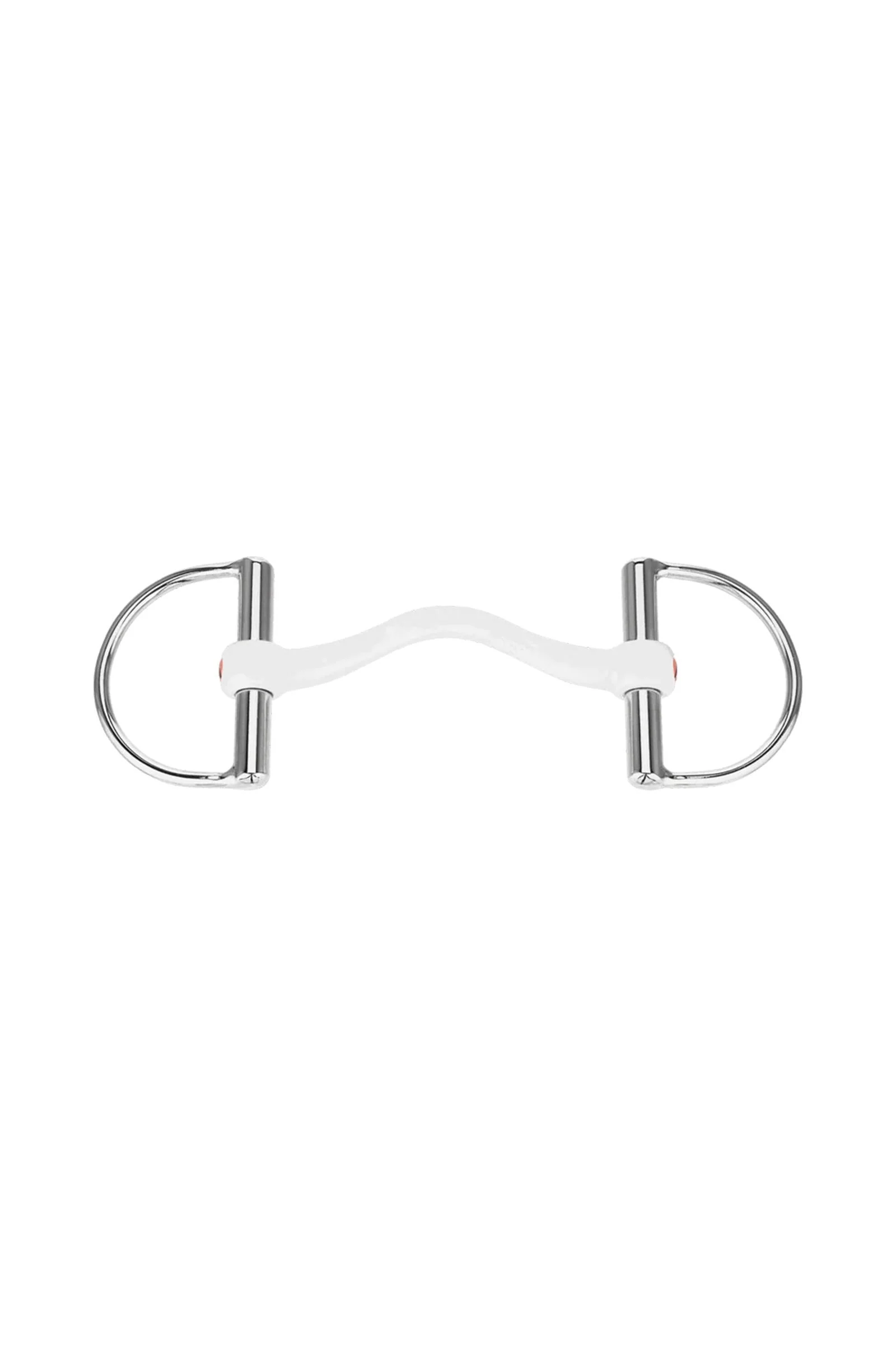 Nathe CM D-Ring Bit Soft Mullen Mouth W. Port, 15mm, Thermoplastic Metall 115 mm
