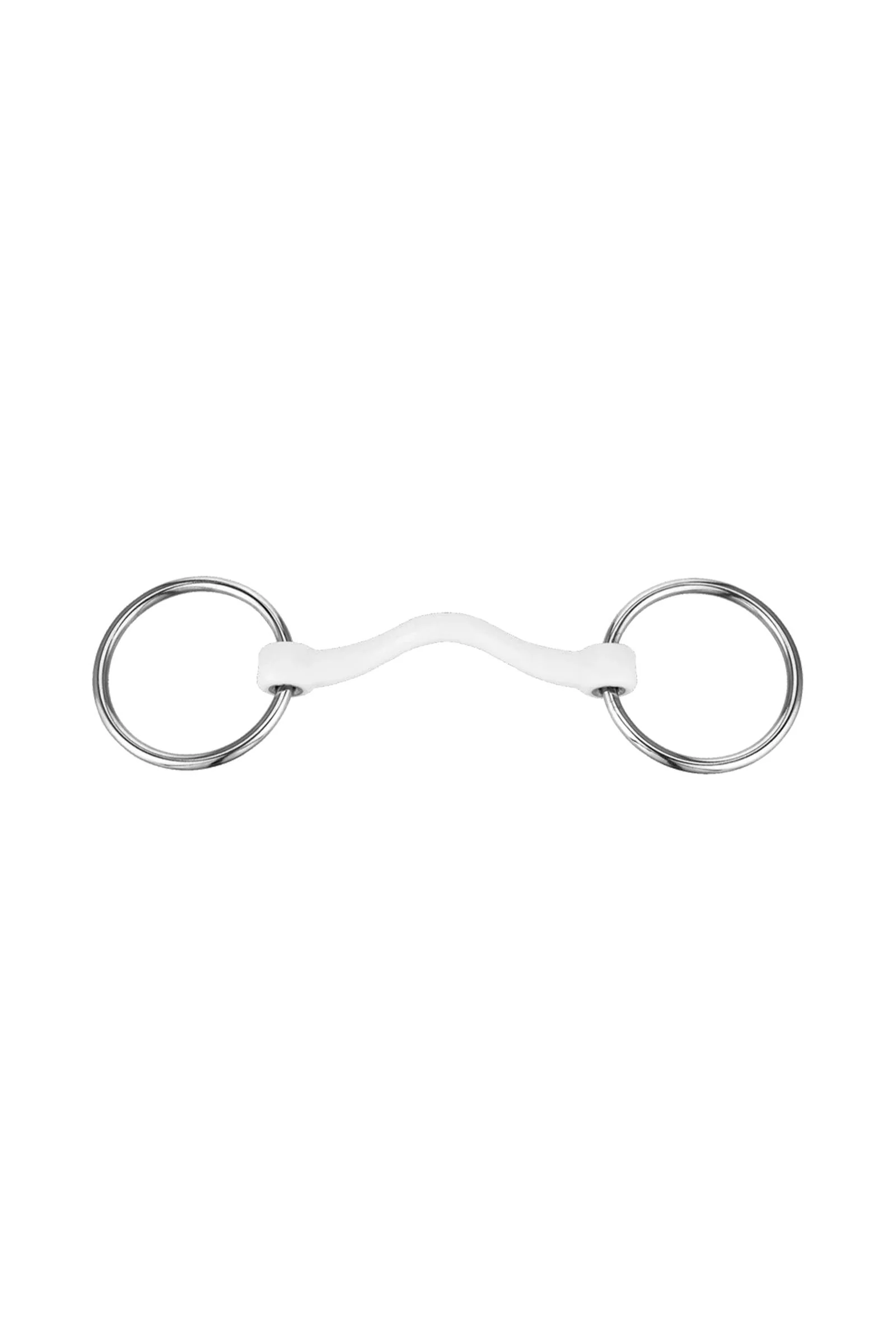 Nathe CM Hard Mullen Mouth W.Port, 15mm, Thermoplastic Metall 130 mm