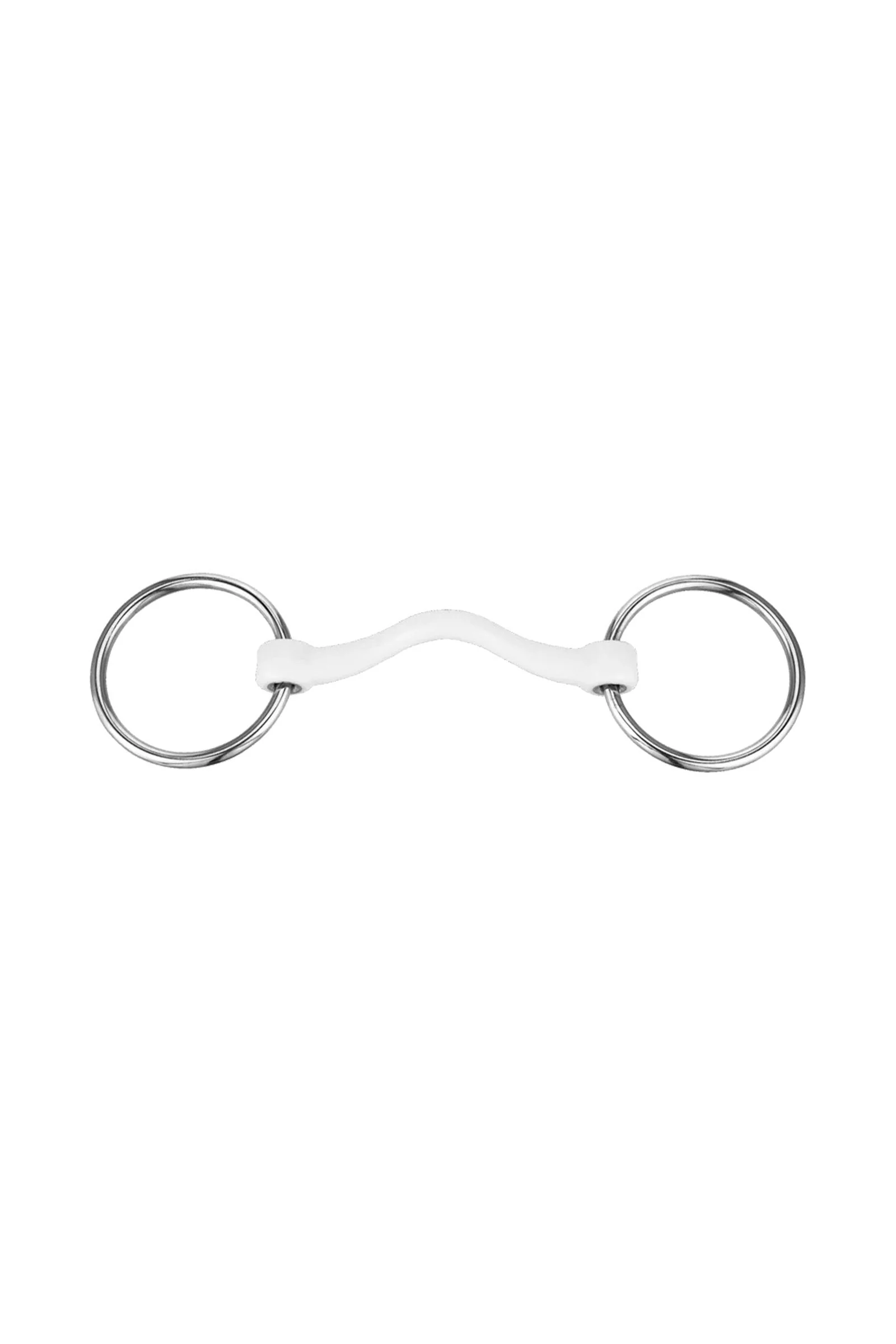 Nathe CM Soft Mullen Mouth W.Port, 15mm, Thermoplastic Metall 140 mm