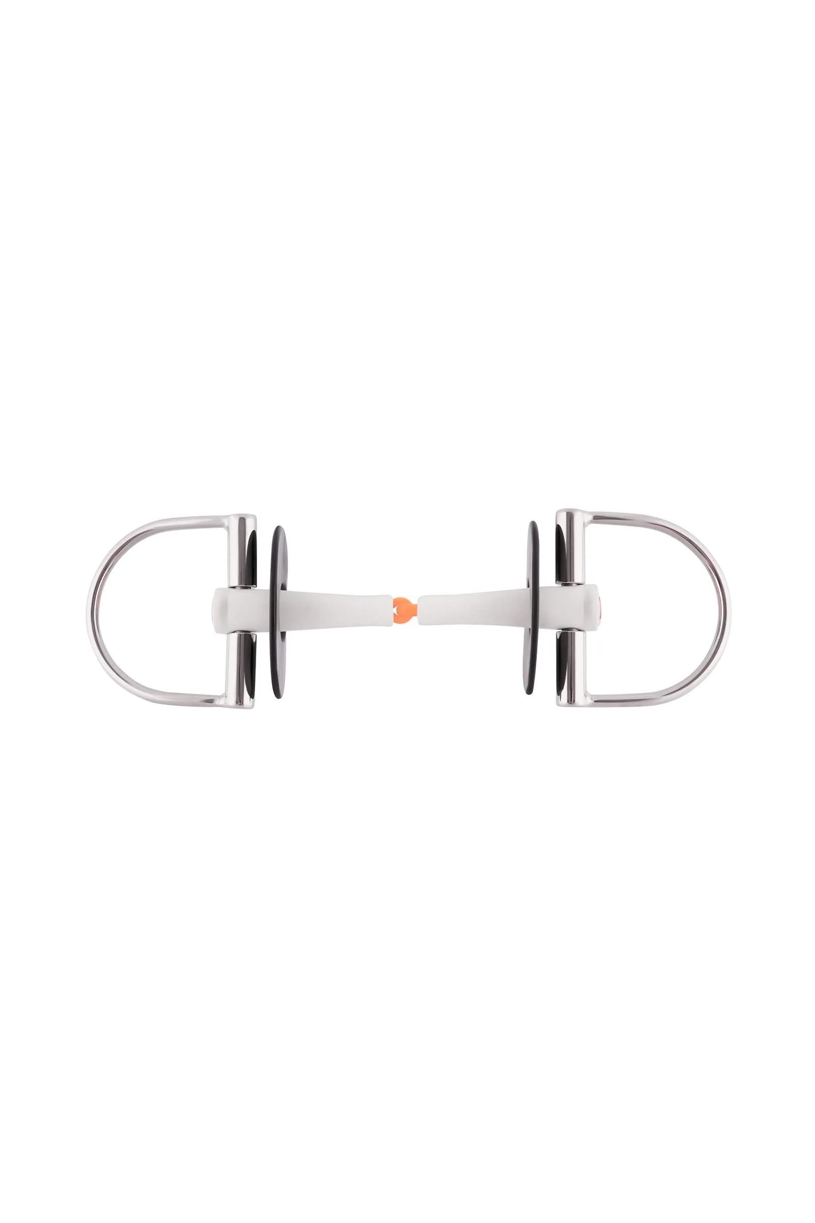 Nathe D-Ring Snaffle Bit, Single Jt. 18mm, Thermoplastic 000 135 mm