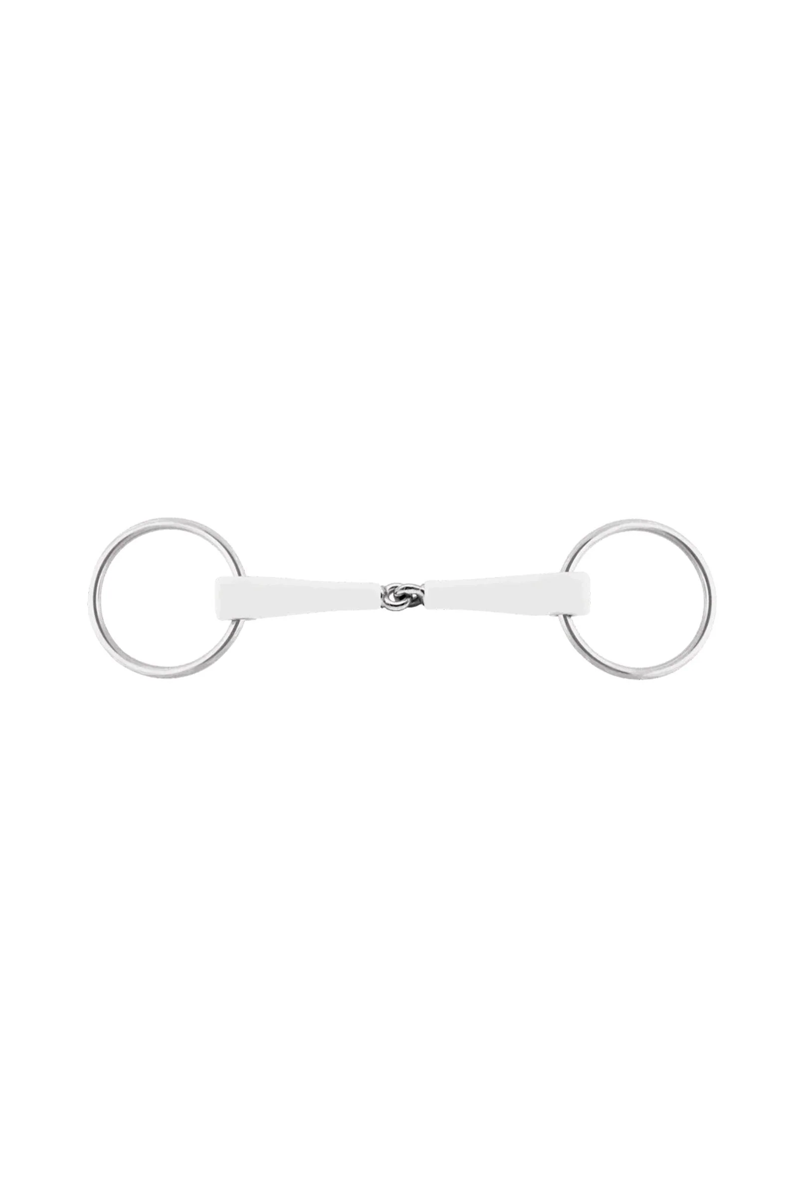 Nathe Loose Ring Snaffle Bit, Single Jt. 20mm, 70mm Ring, Thermoplastic 000 125 mm