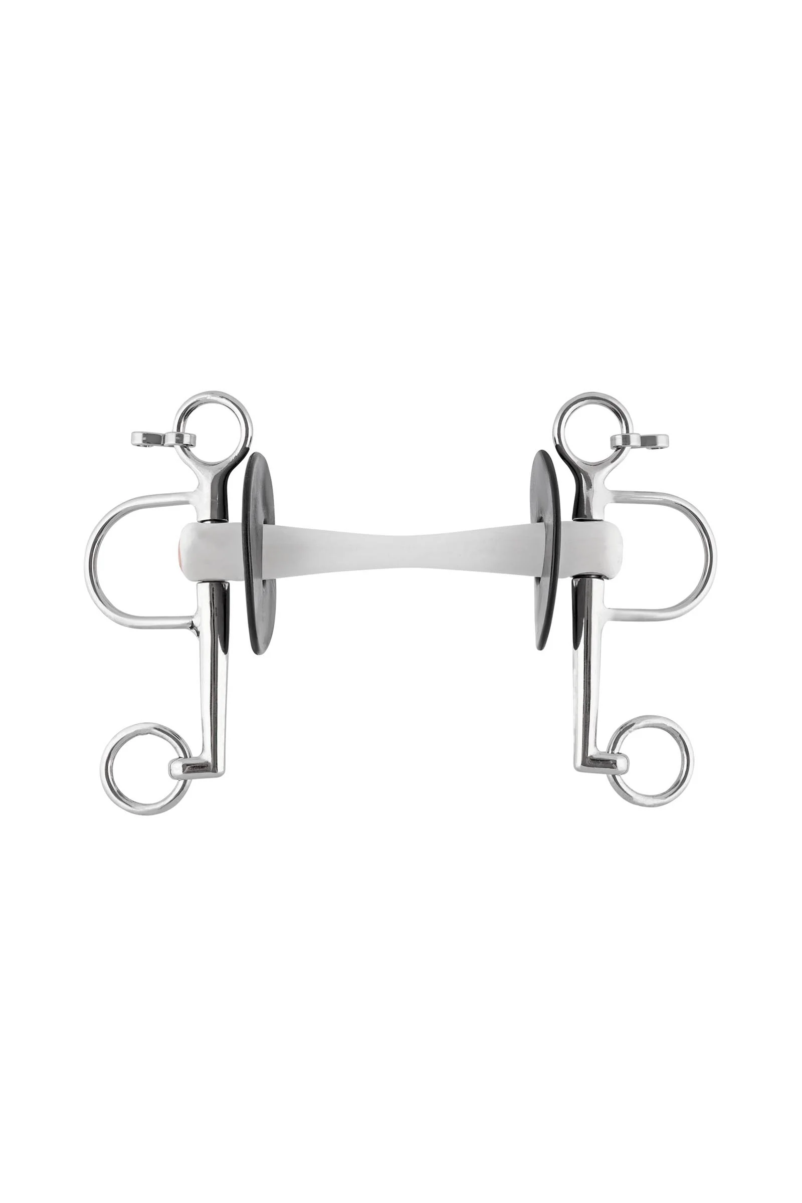 Nathe Pelham 20mm w/ Flexible Mullen Mouth, Long Shanks, Thermoplastic Metall 110 mm