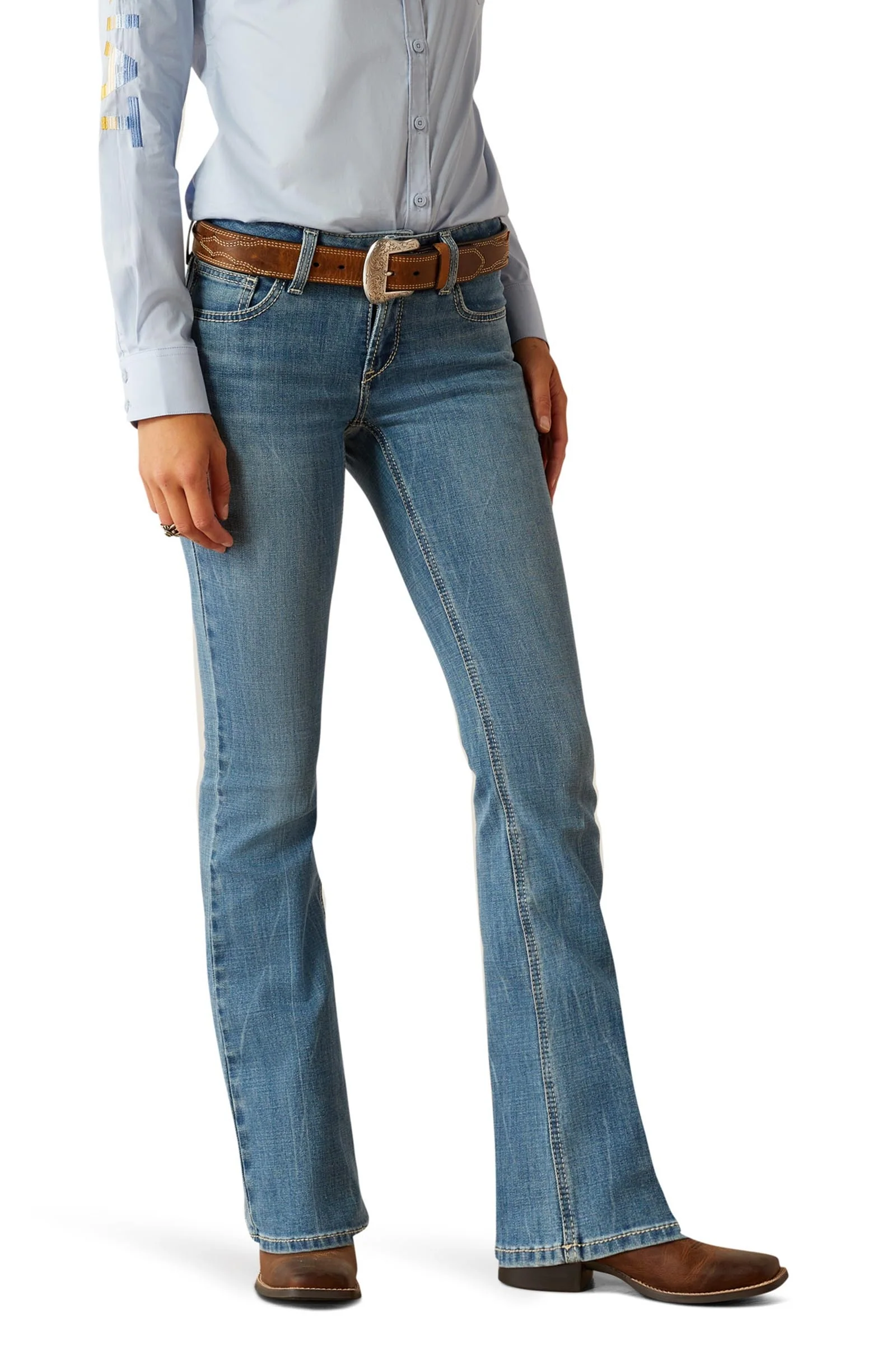 Naz Perfect Rise Women's Boot Cut Jeans Crete 12 Long
