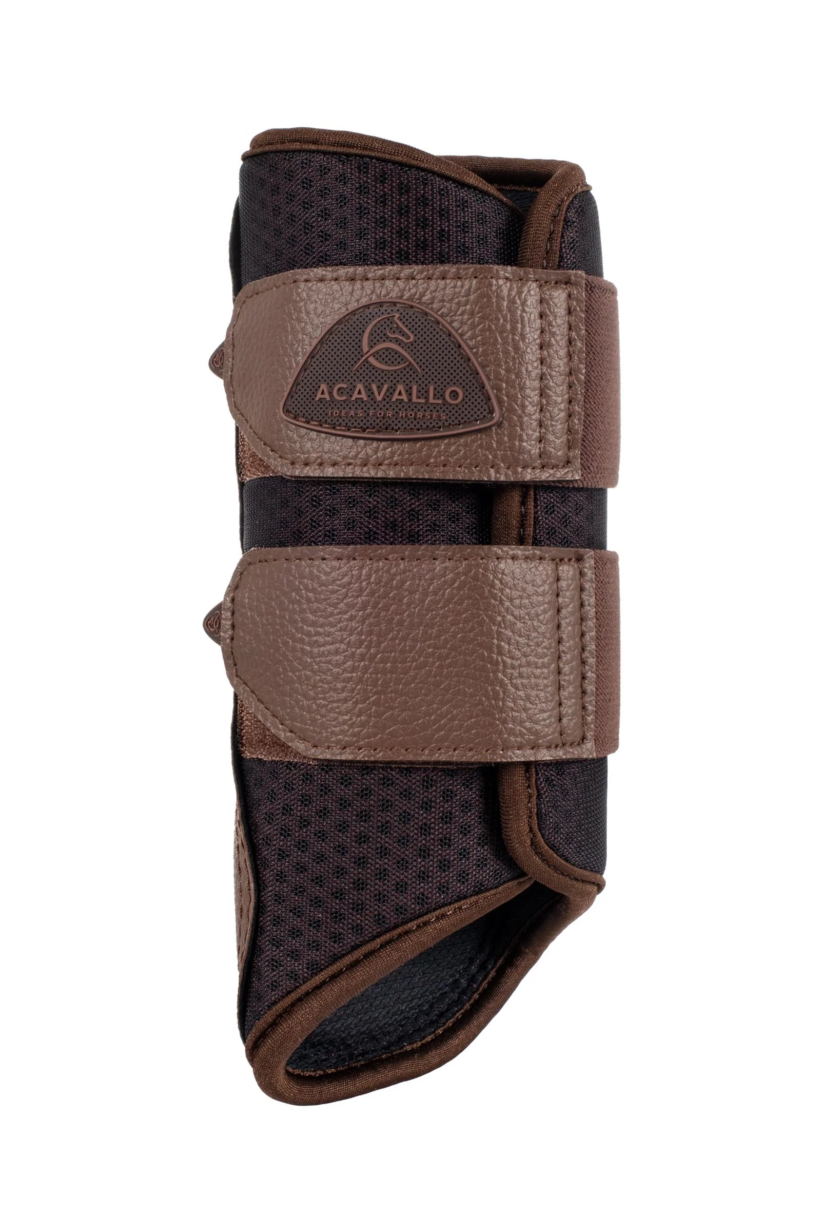 Neoprene Brushing Boots, Front Dark Brown XL