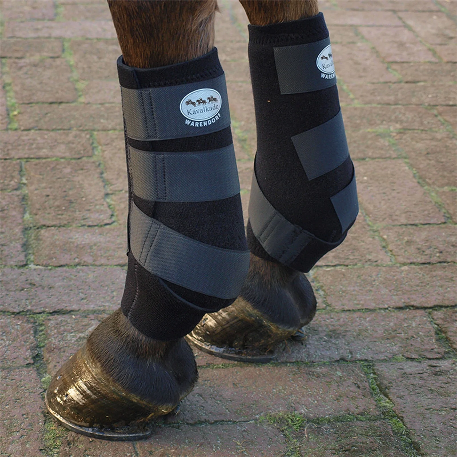 Neoprene wrap boots Black M