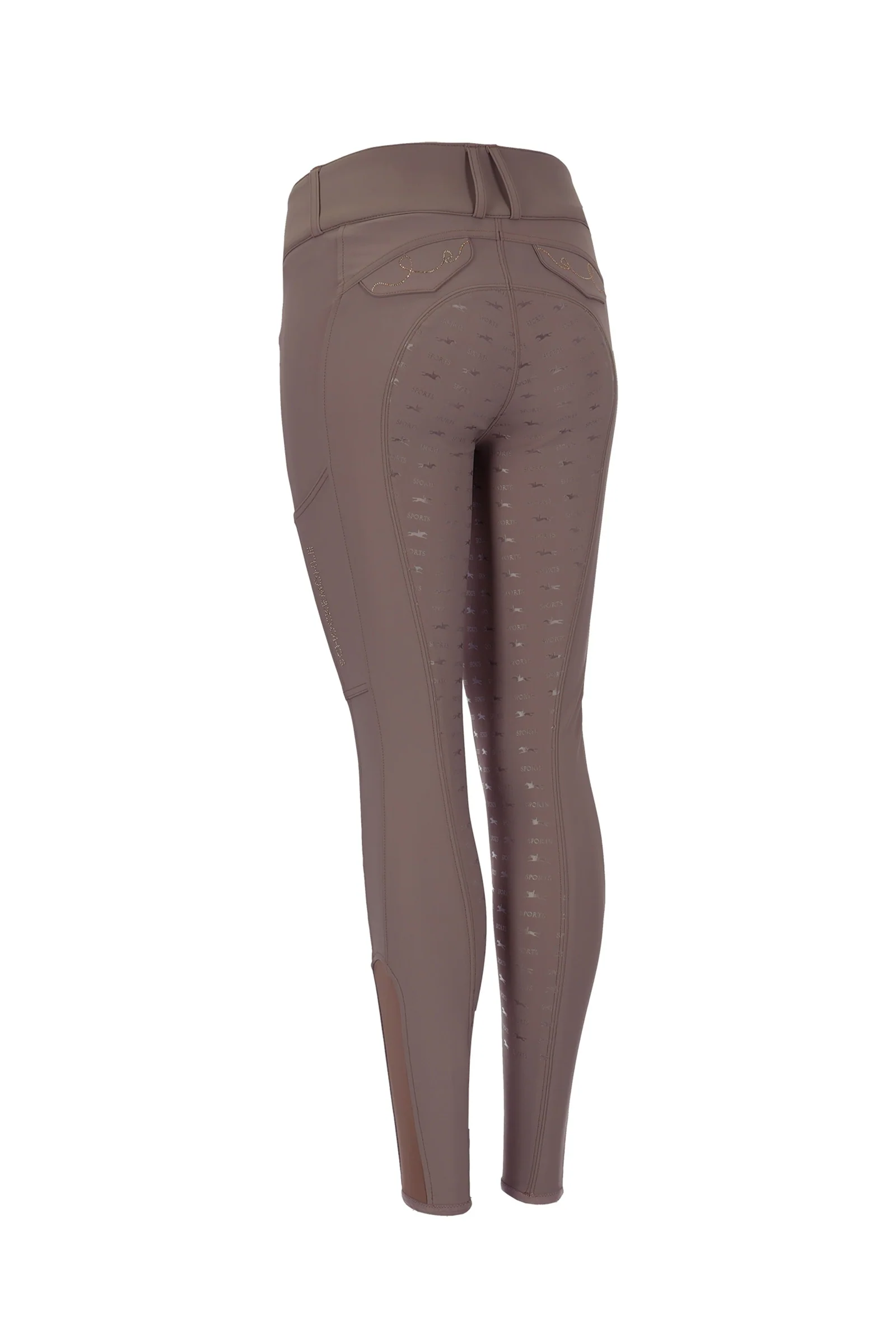 Noelle Women's Fullseat Riding Breeches Taupe 4