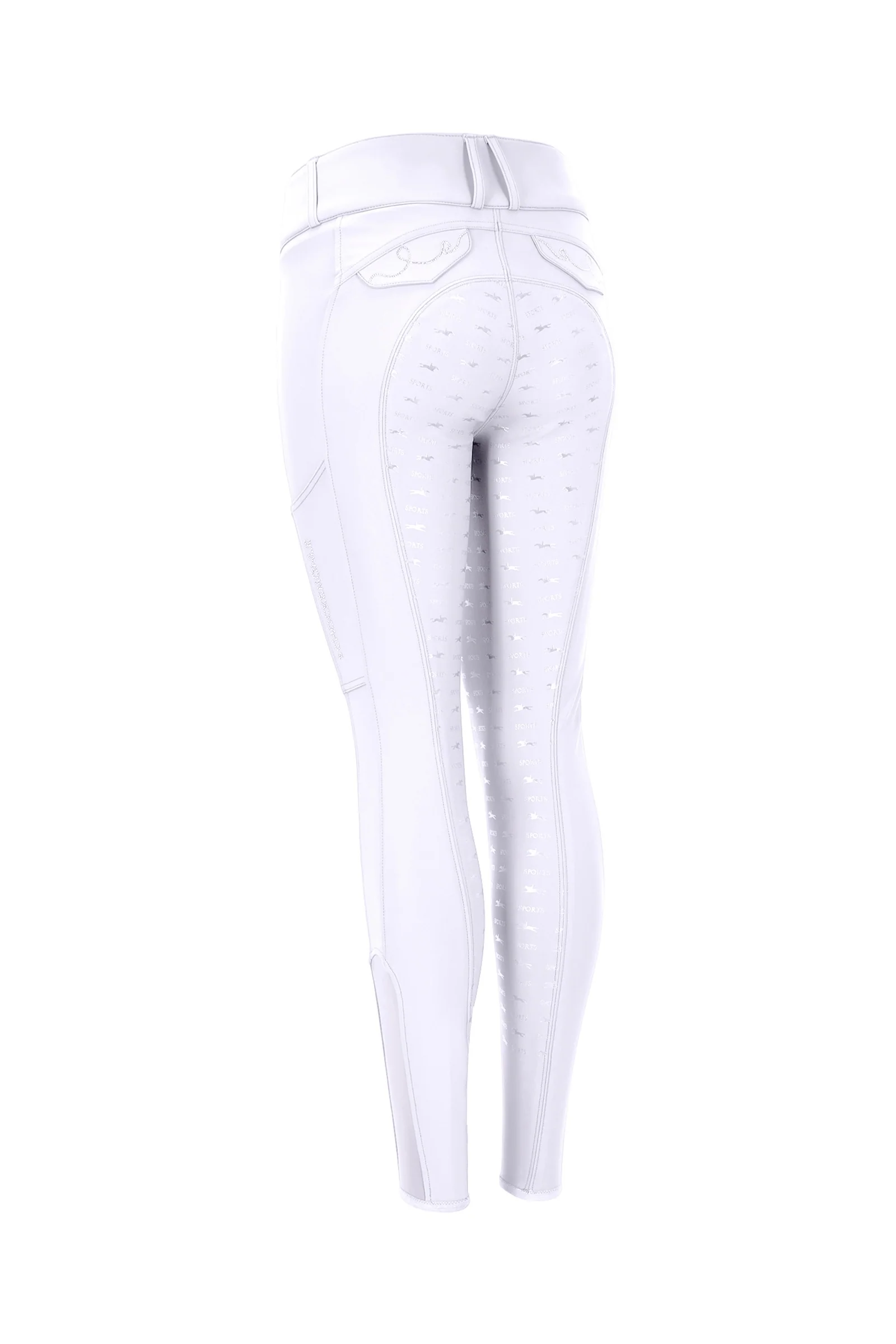 Noelle Women's Fullseat Riding Breeches White 4