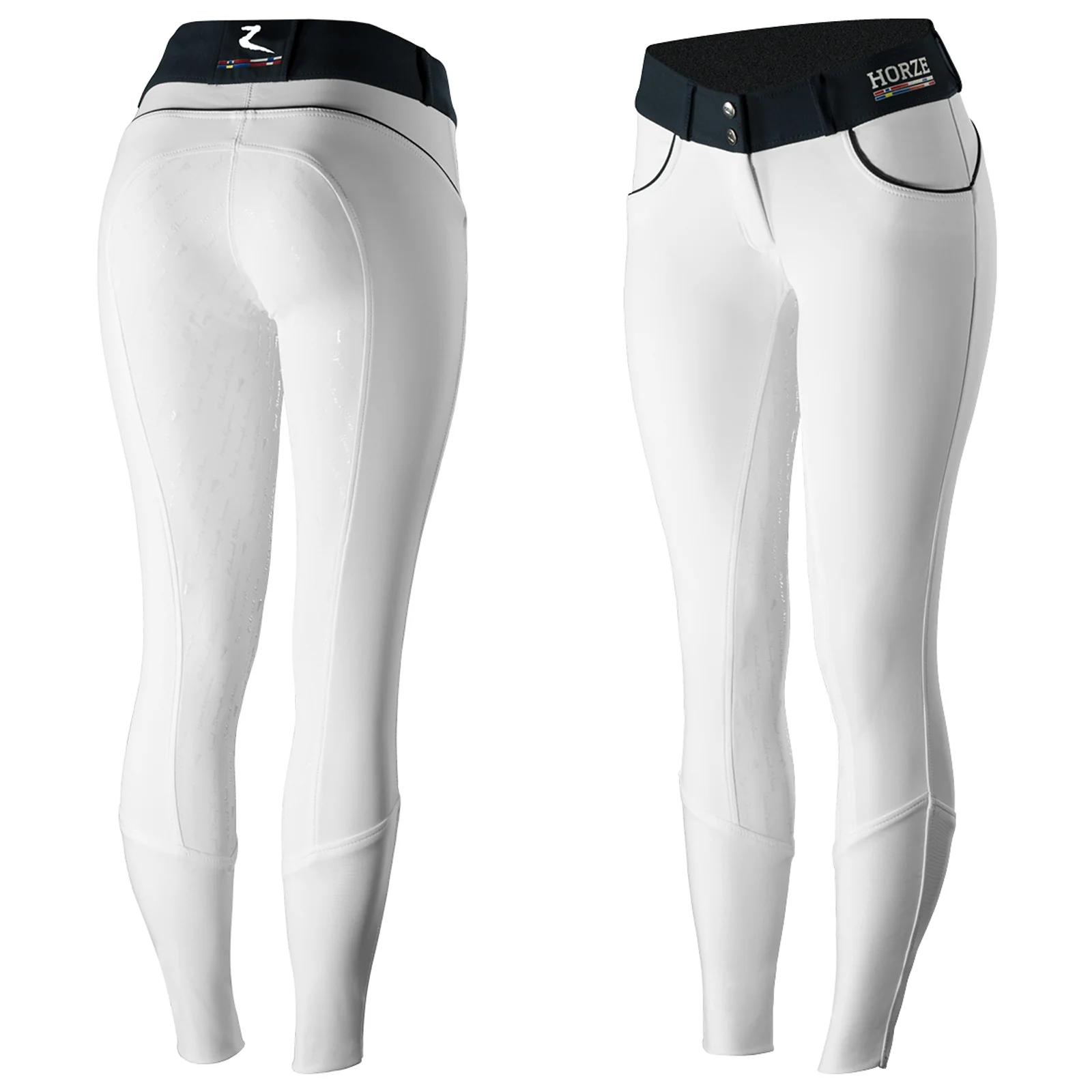 Nordic Performance Women's Silicone Full Seat Breeches White 16