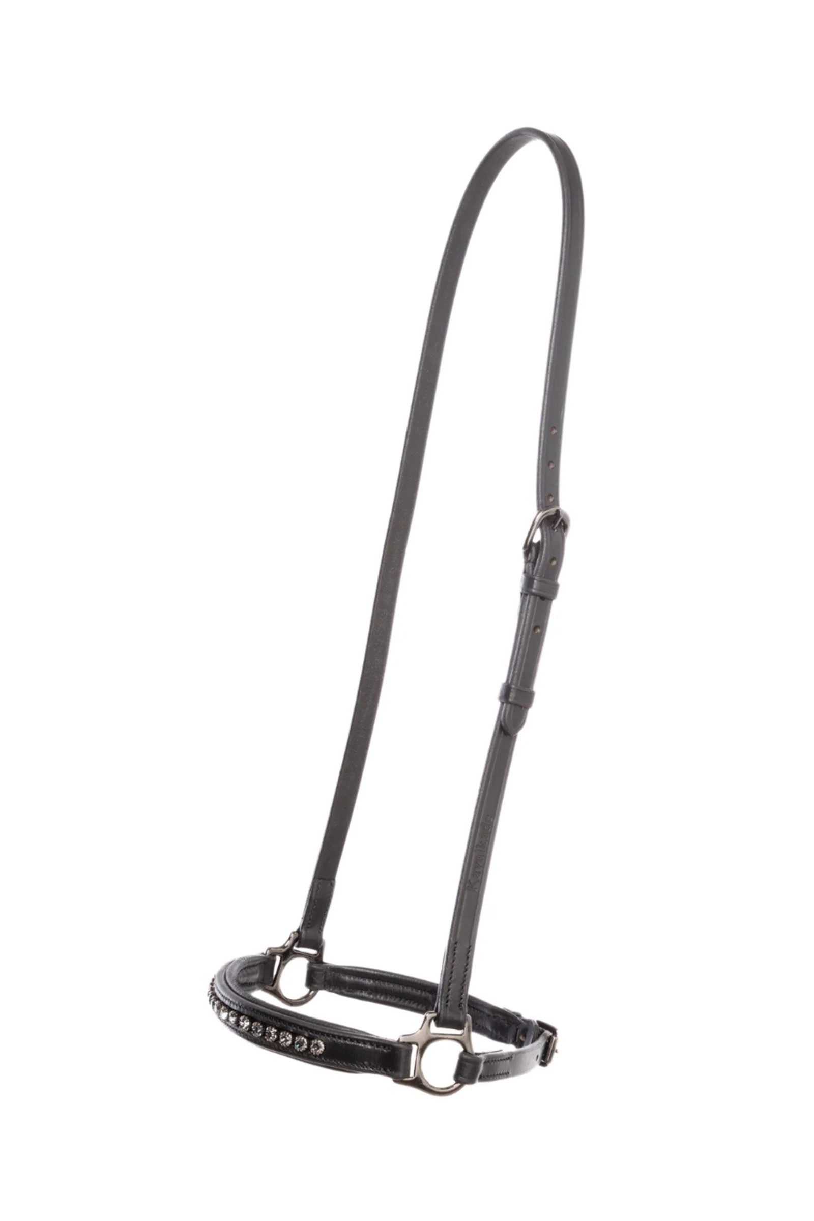 Noseband For Icelandic Bridle Ragnar, Drop Style Black/Black S