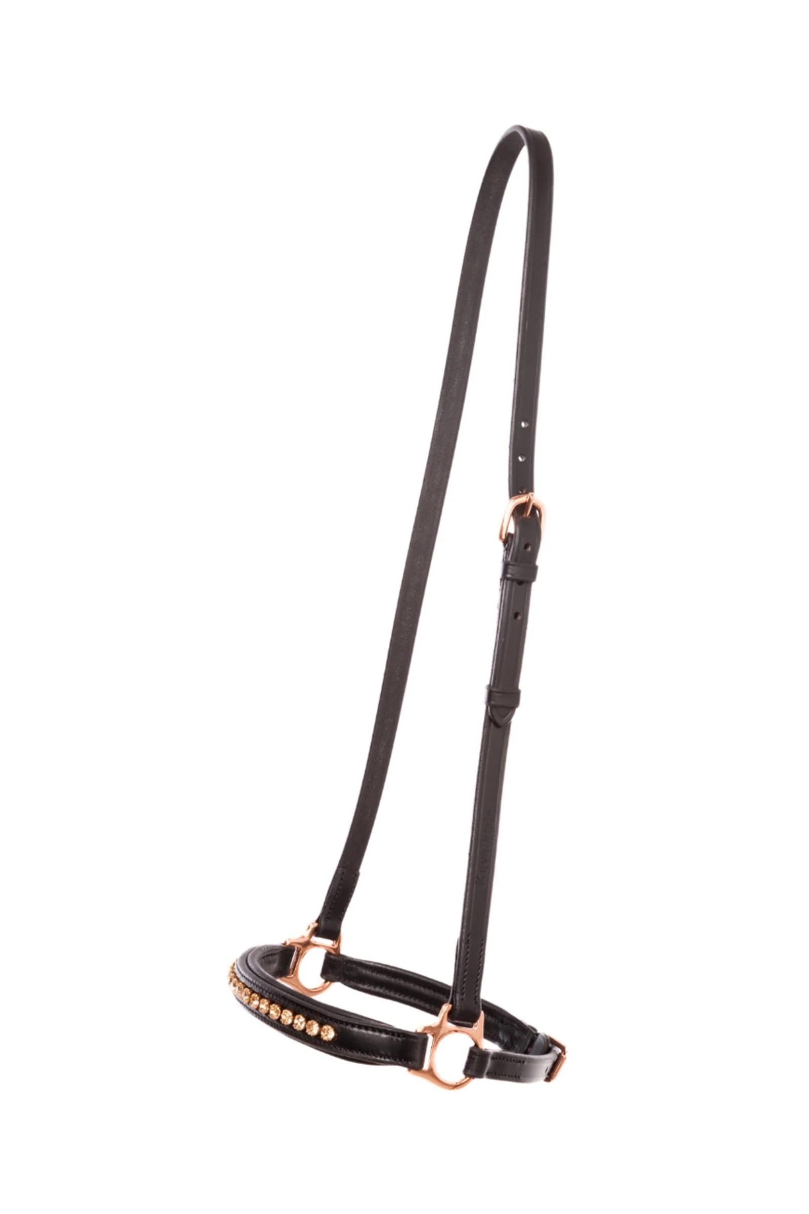 Noseband For Icelandic Bridle Ragnar, Drop Style Black/Rosé L