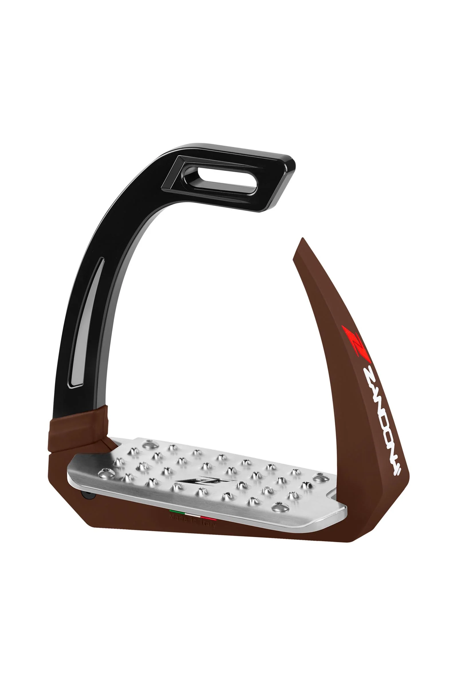 Omnia Safety Stirrups Silver/Brown One Size