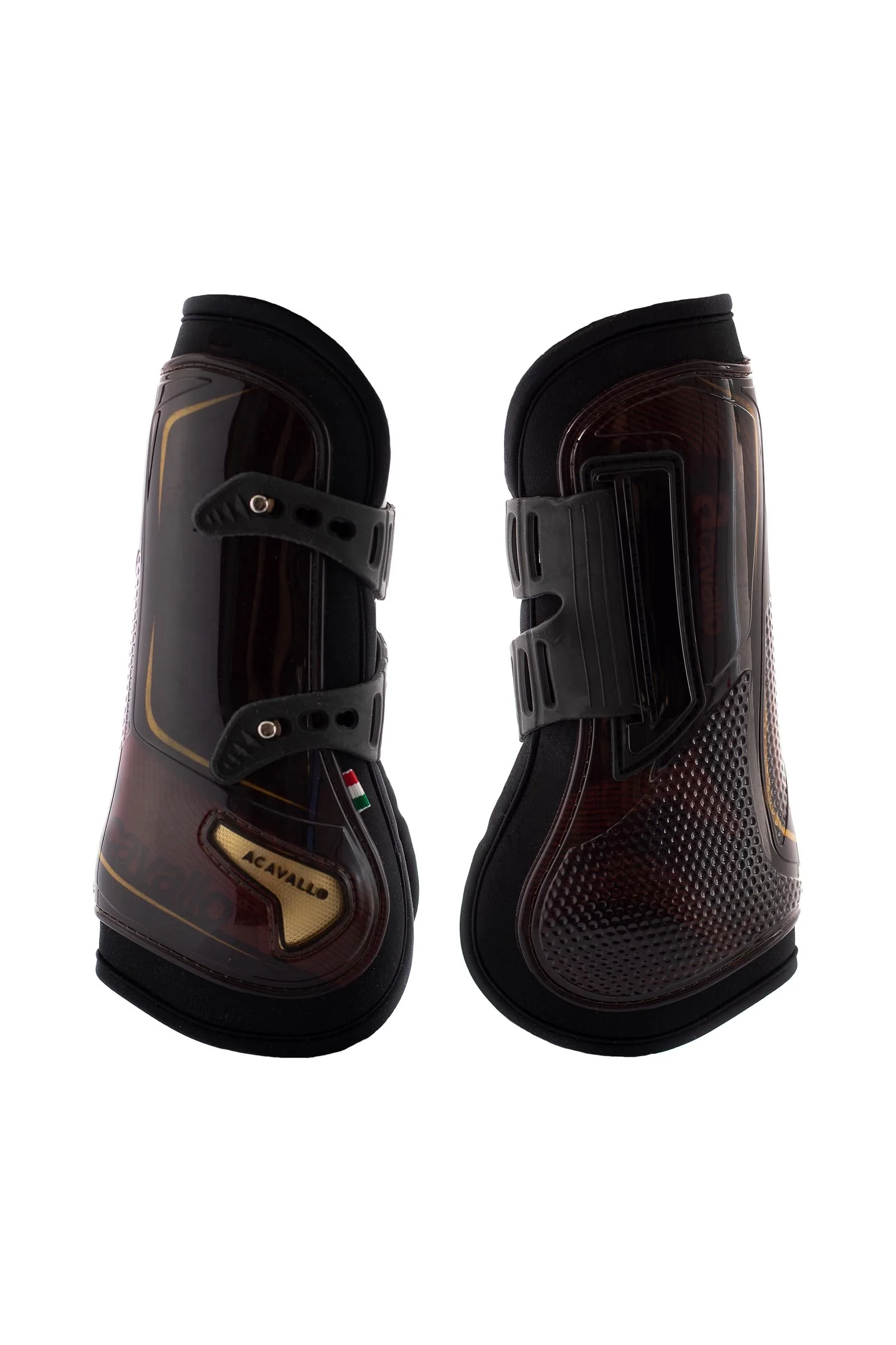 Opera Elastic Tendon Boots Brown/Titanium Gold M