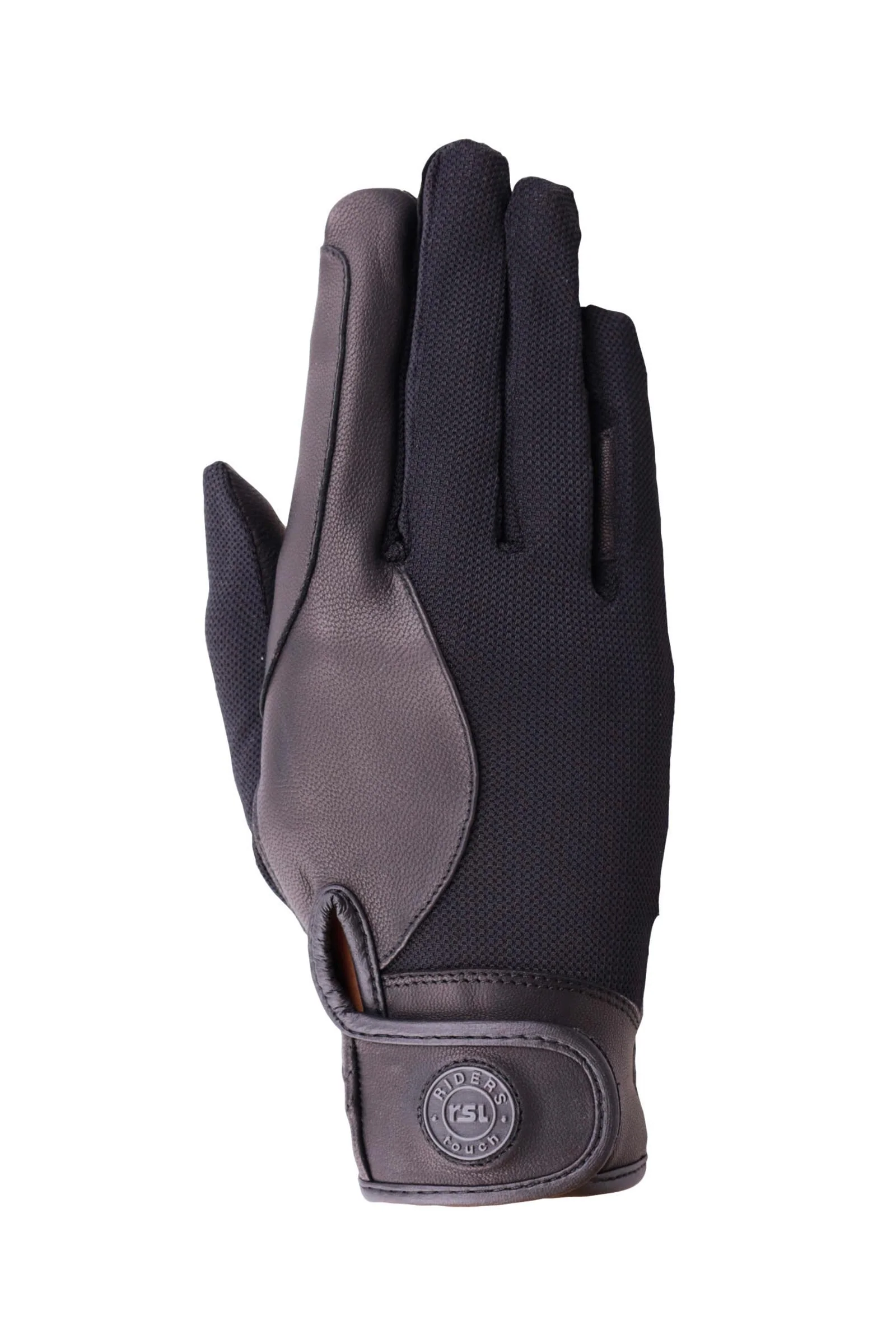 Osaka Goat Leather Riding Gloves Black 9