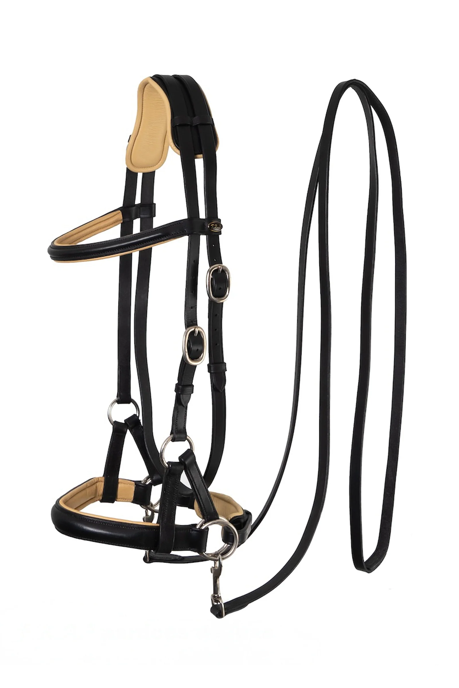 Pardoes de Luxe Sidepull (System 3) Shire Black/Beige X-Full