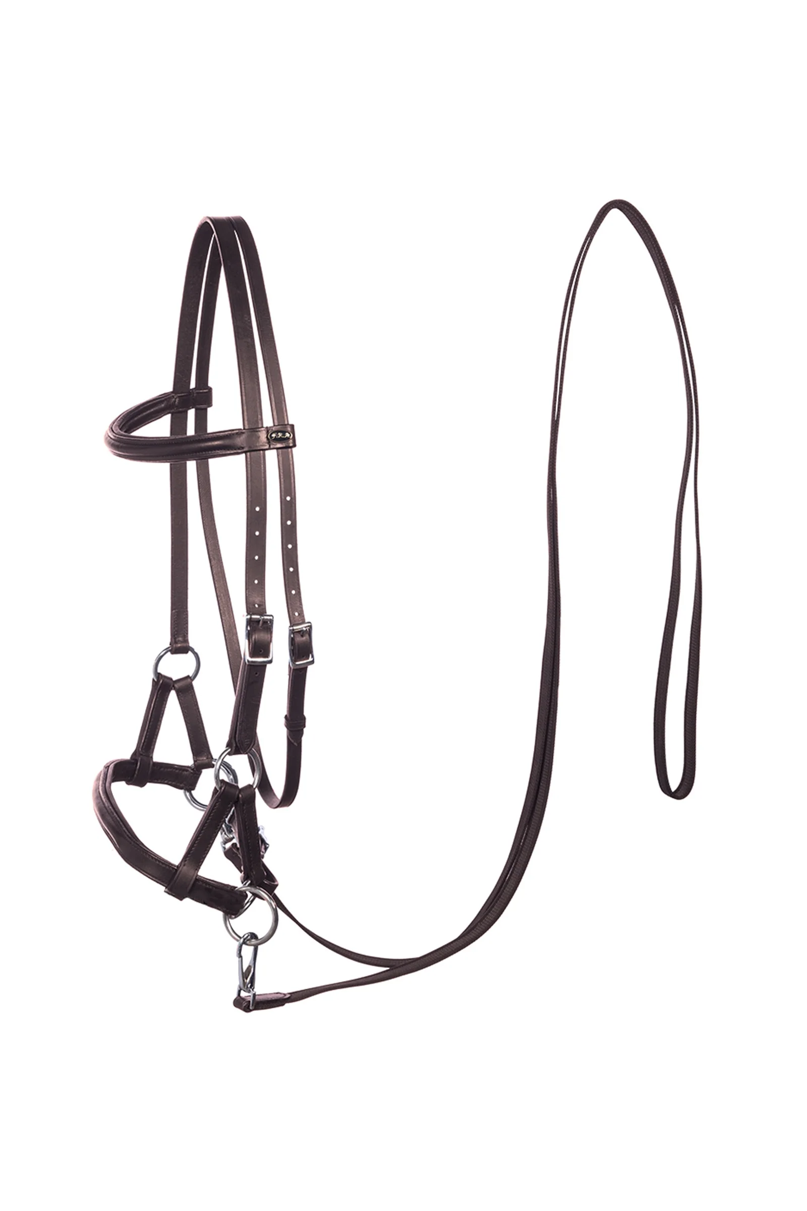 Pardoes Sidepull (System 3) Leather w/ Anti Slip Reins Brown SHP