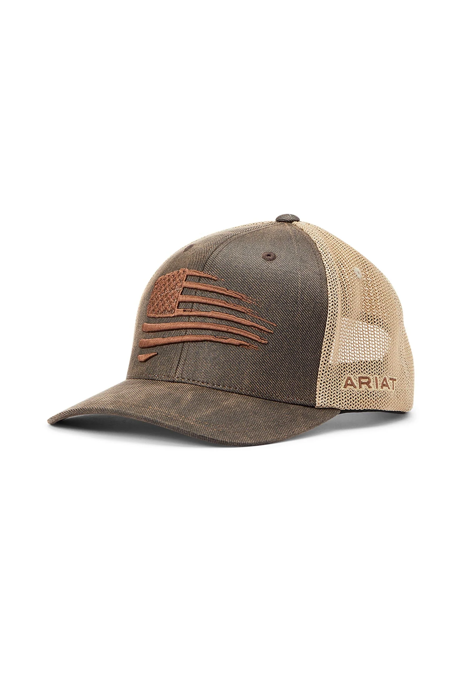 Patriot Flag Men's Cap Brown One Size