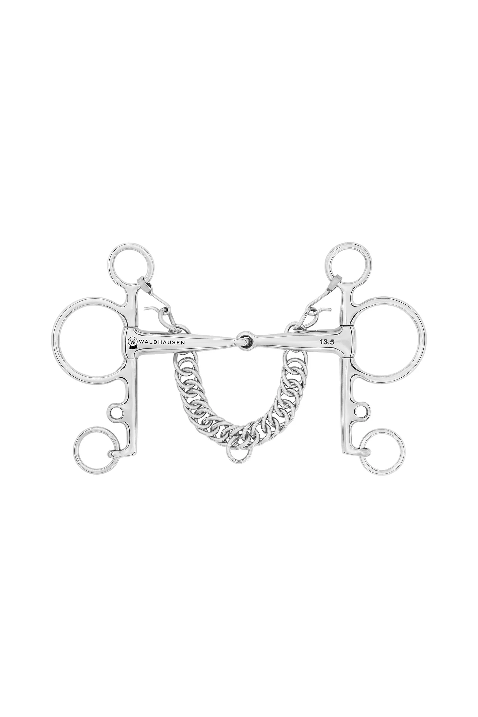 Pelham, Single Jt., Stainless St., 16 mm No Color 135 mm