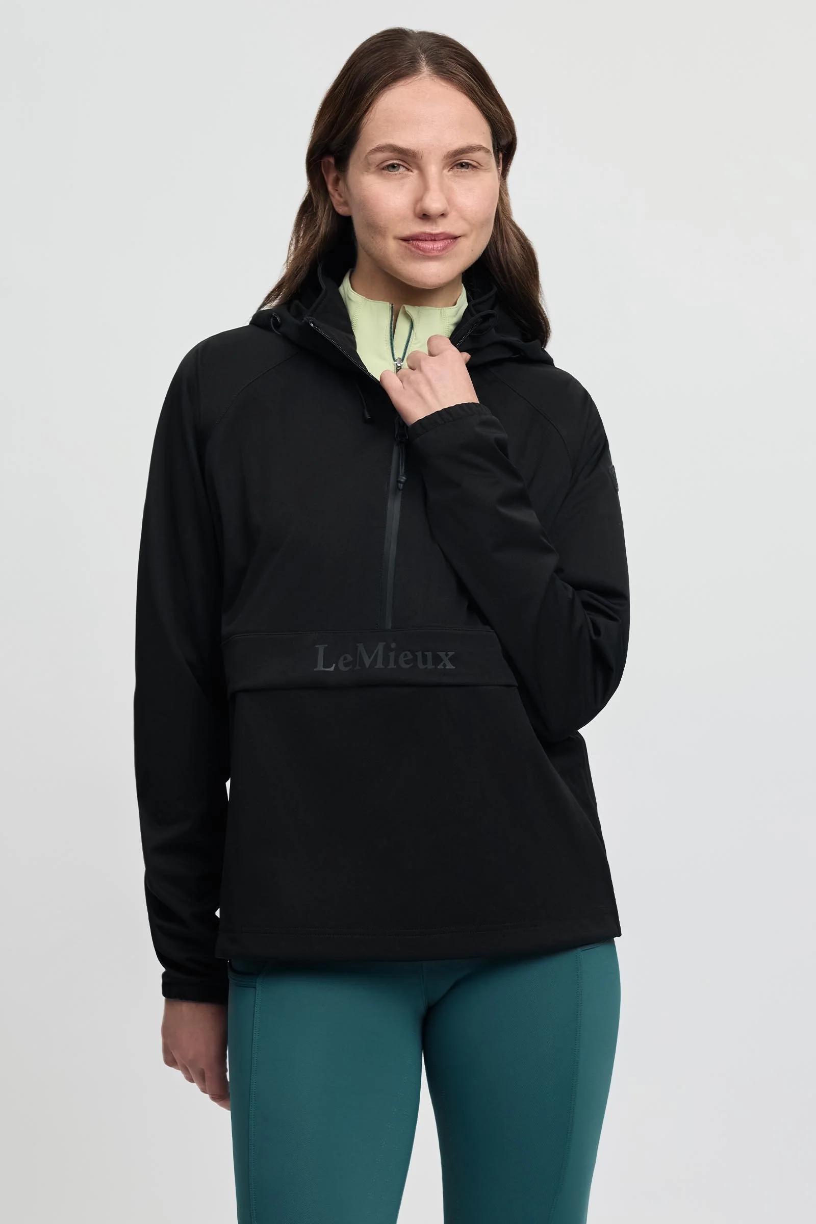 Perri Women's Half Zip Waterproof Jacket Black L