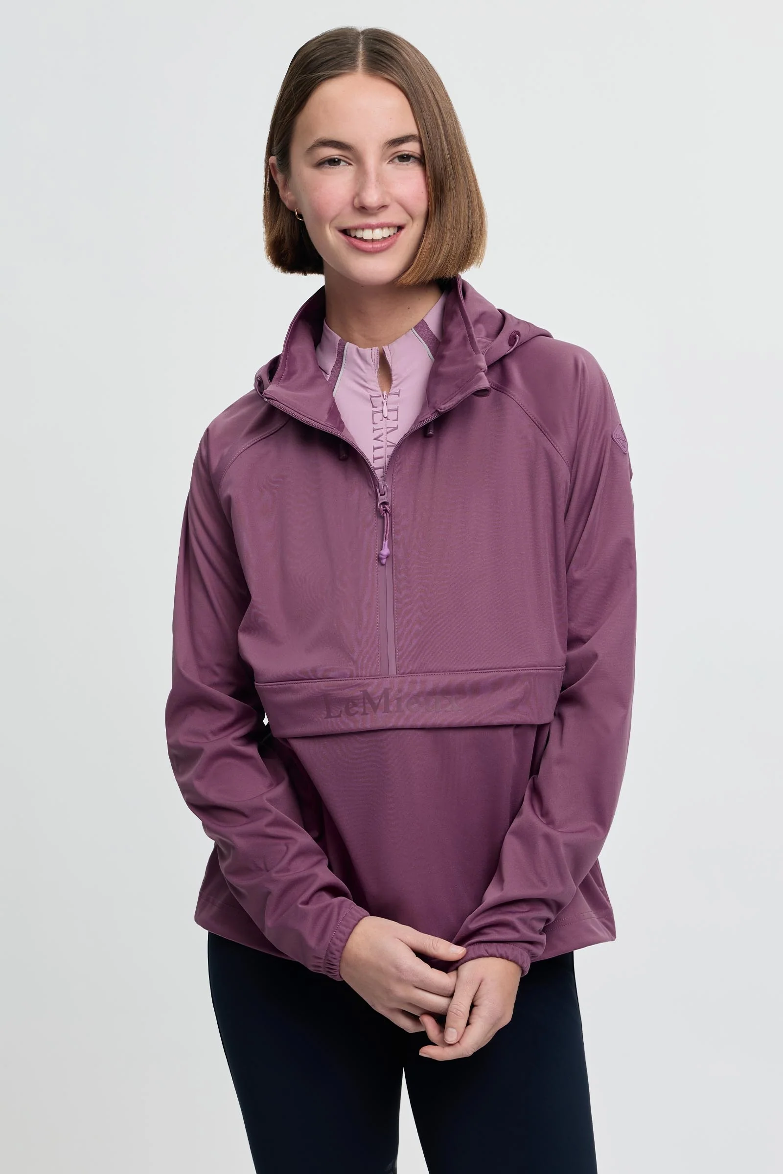 Perri Women's Half Zip Waterproof Jacket Mallow L