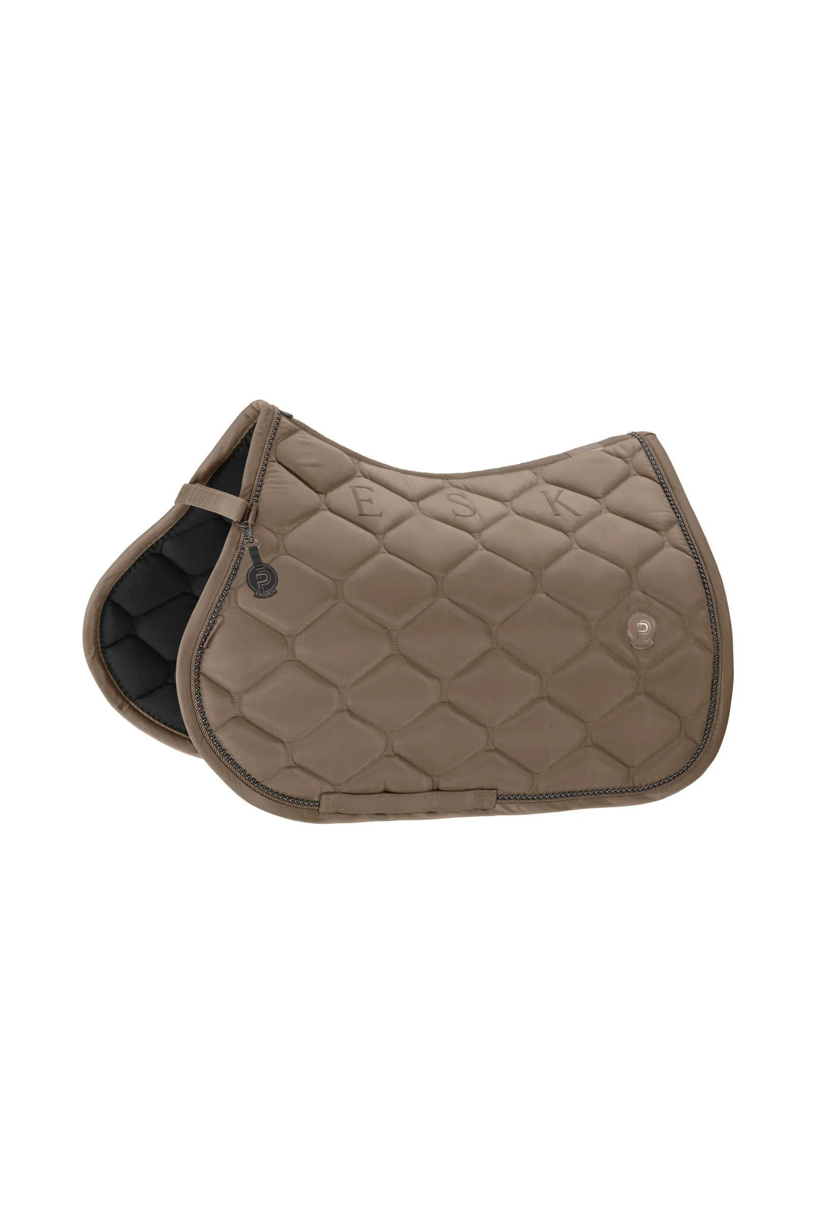Platinum 25 Highgloss Pearls All Purpose Saddle Pad Smoky Taupe F
