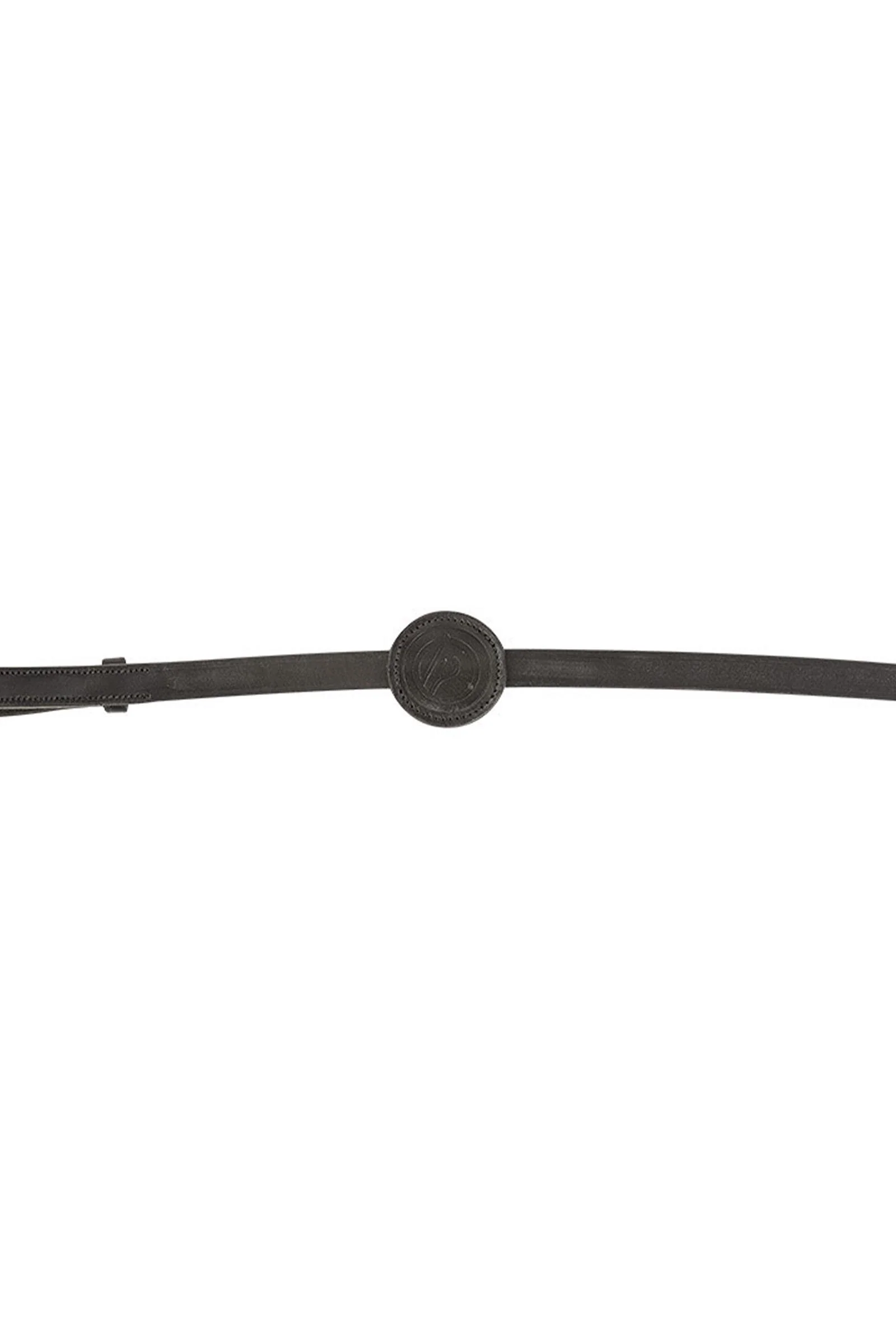 Prague Soft Rubber Rein, Thumb Grip Black/Silver F