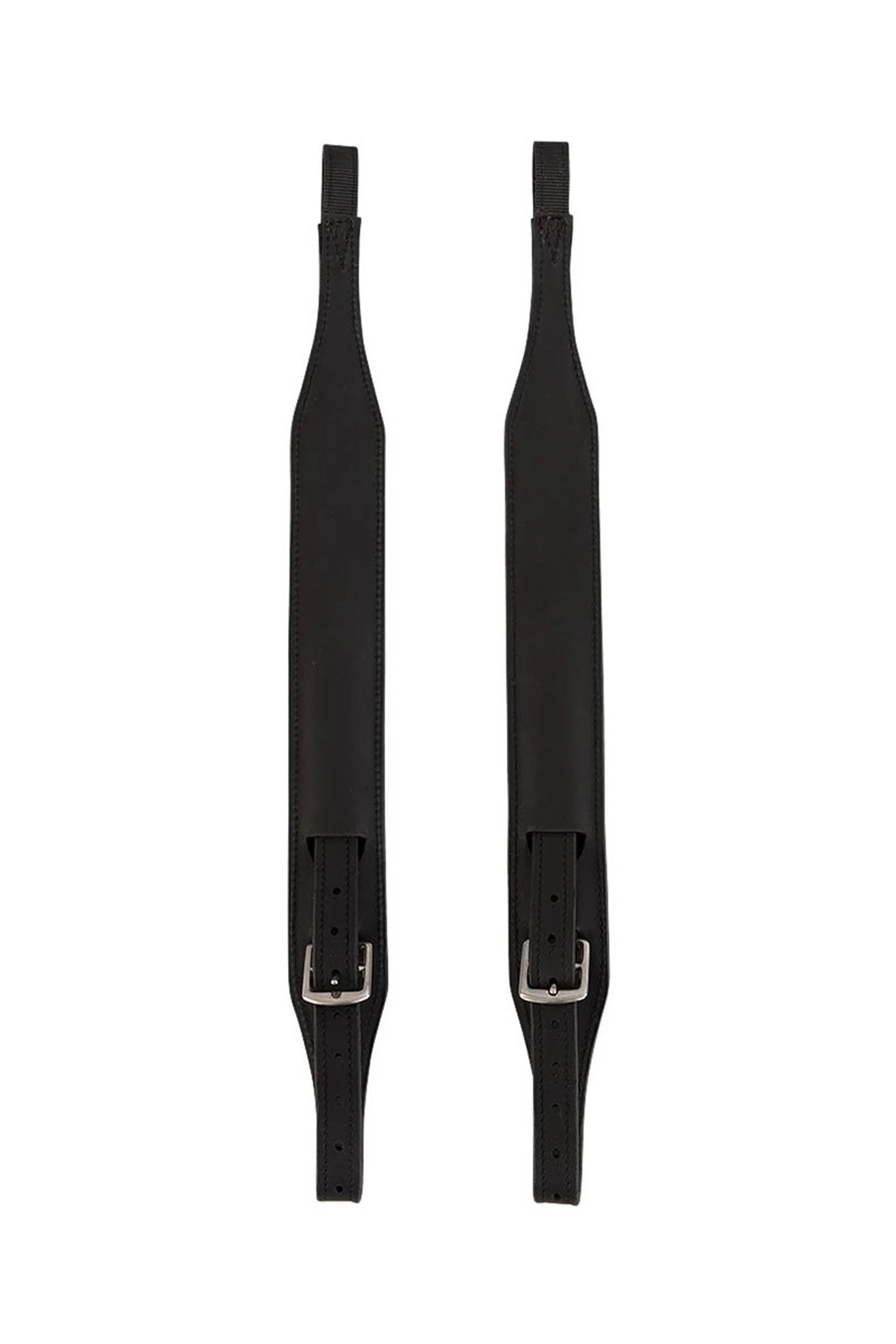 Pro-Jump Stirrup Leathers Black/Silver S