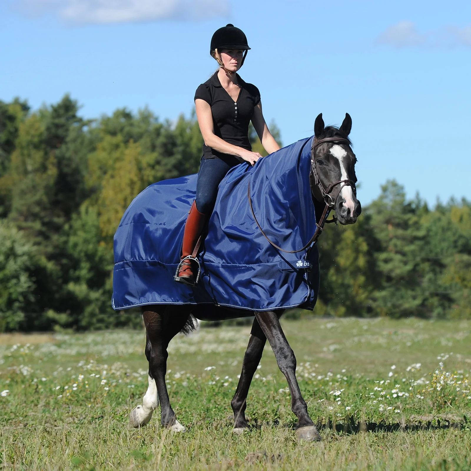 Rain protector/riding sheet Dark Blue M