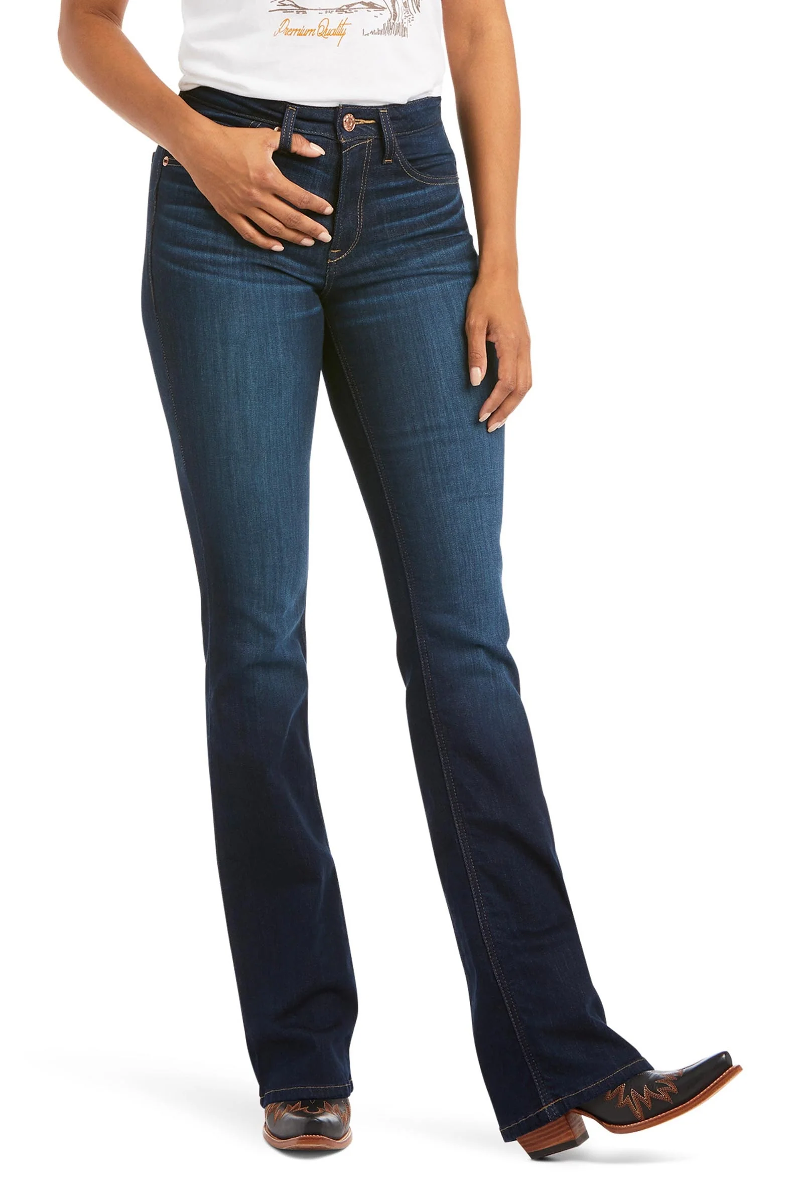 Real High Rise Ballary Boots Cut Women's Jeans Pennsylvania 34 Regular