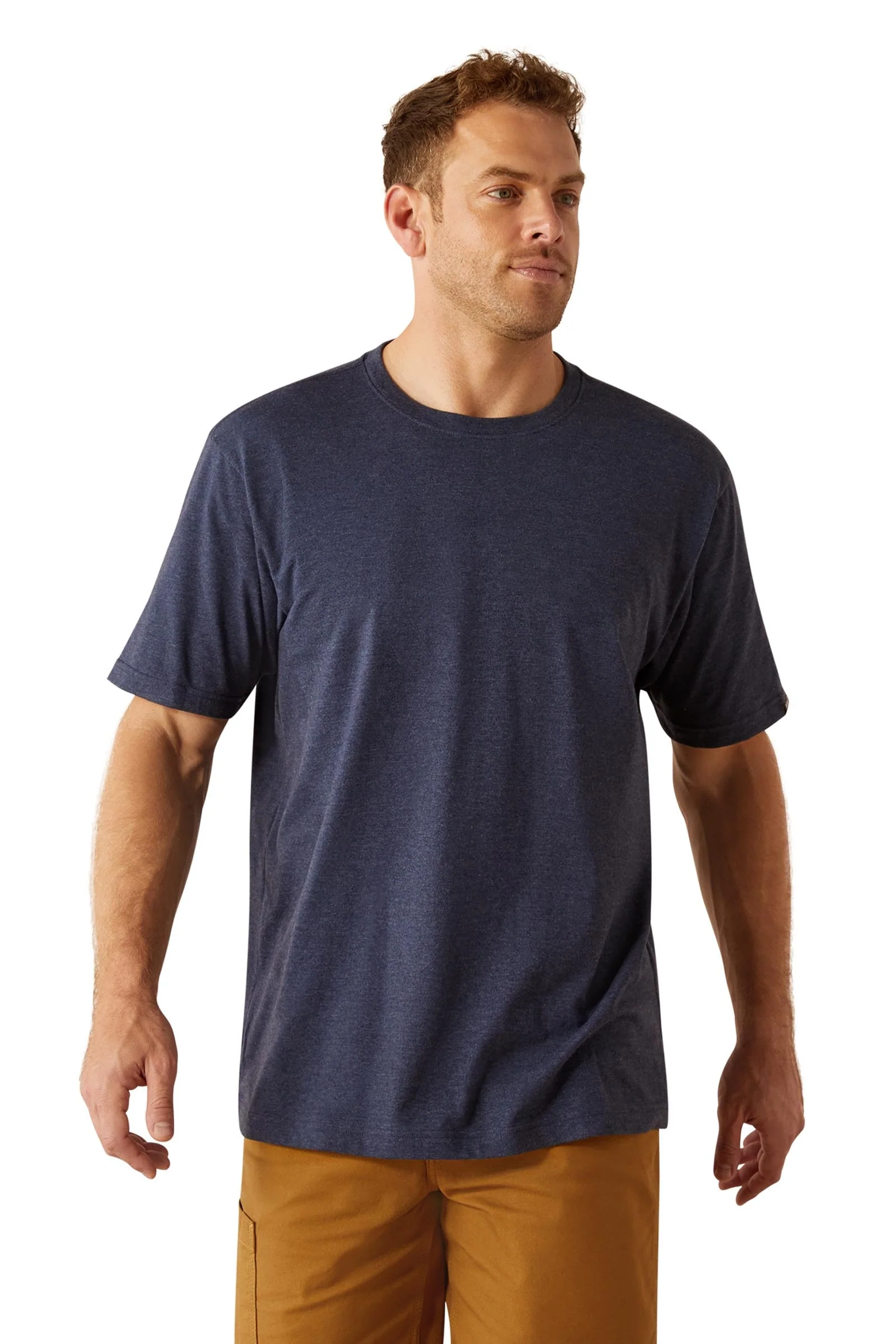 Rebar Cotton Strong Standard Men's T-Shirt Navy Heather XS