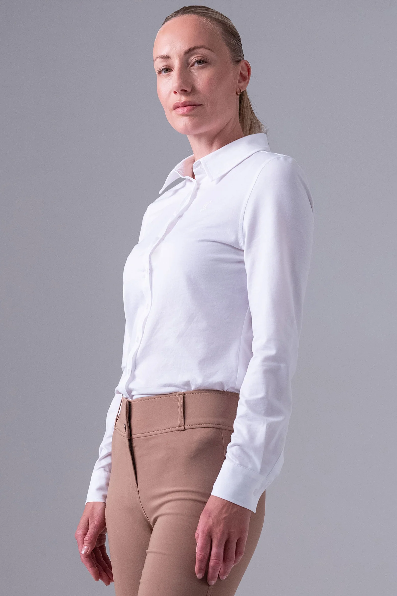 Rebecca Women´s Pique Shirt White S