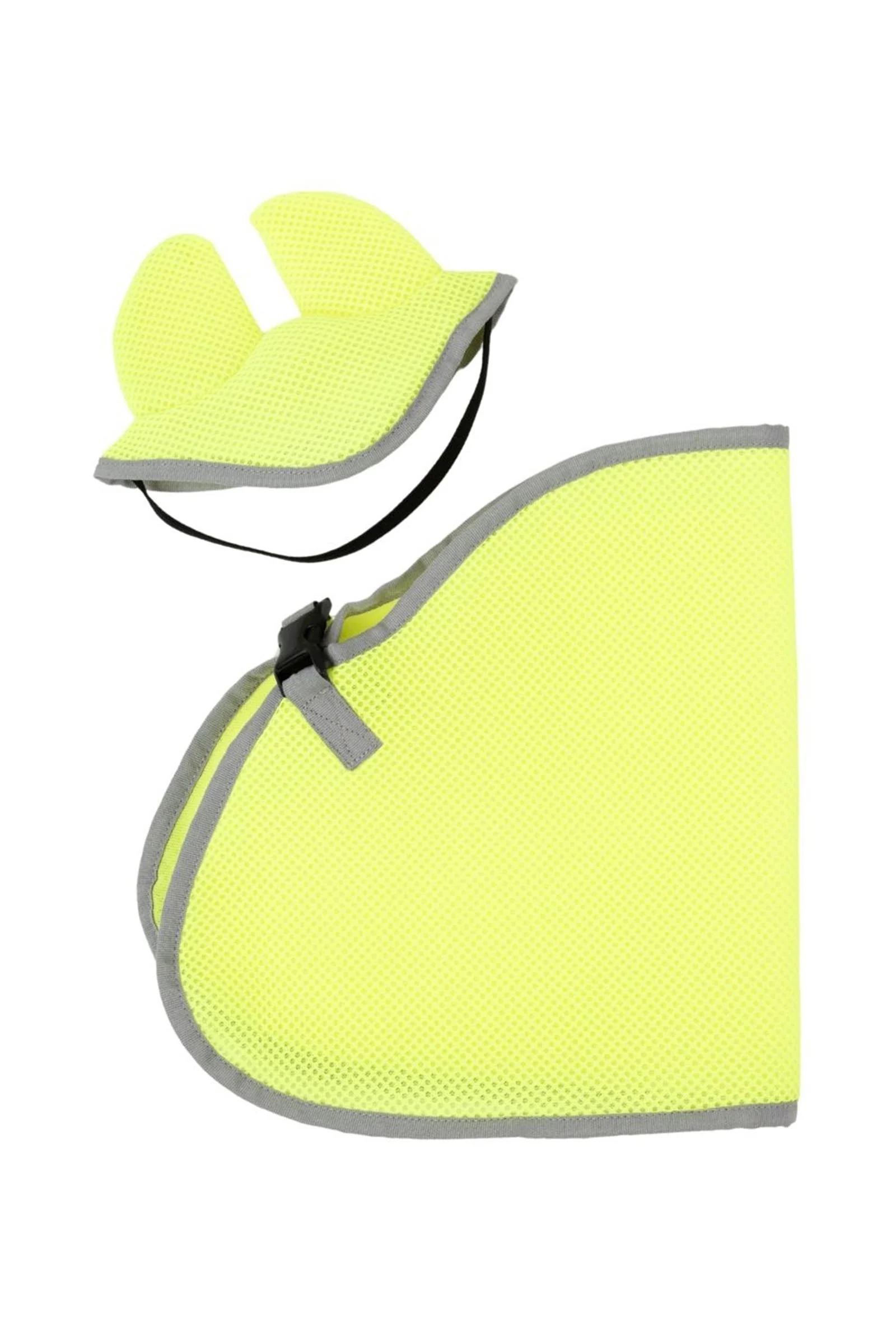 Reflective Rug & Ear Bonnet Yellow One Size