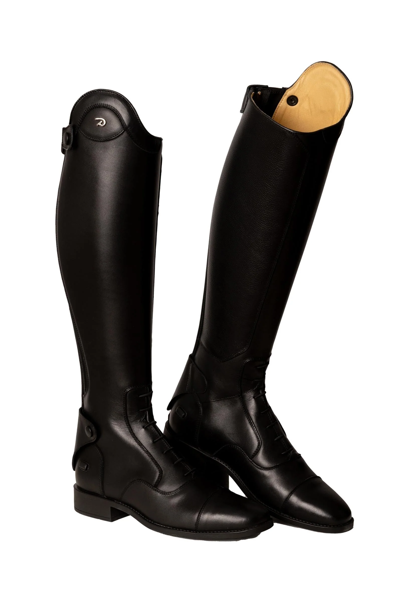 Riding Boots Slim With Laces Black 4 Regular Regular