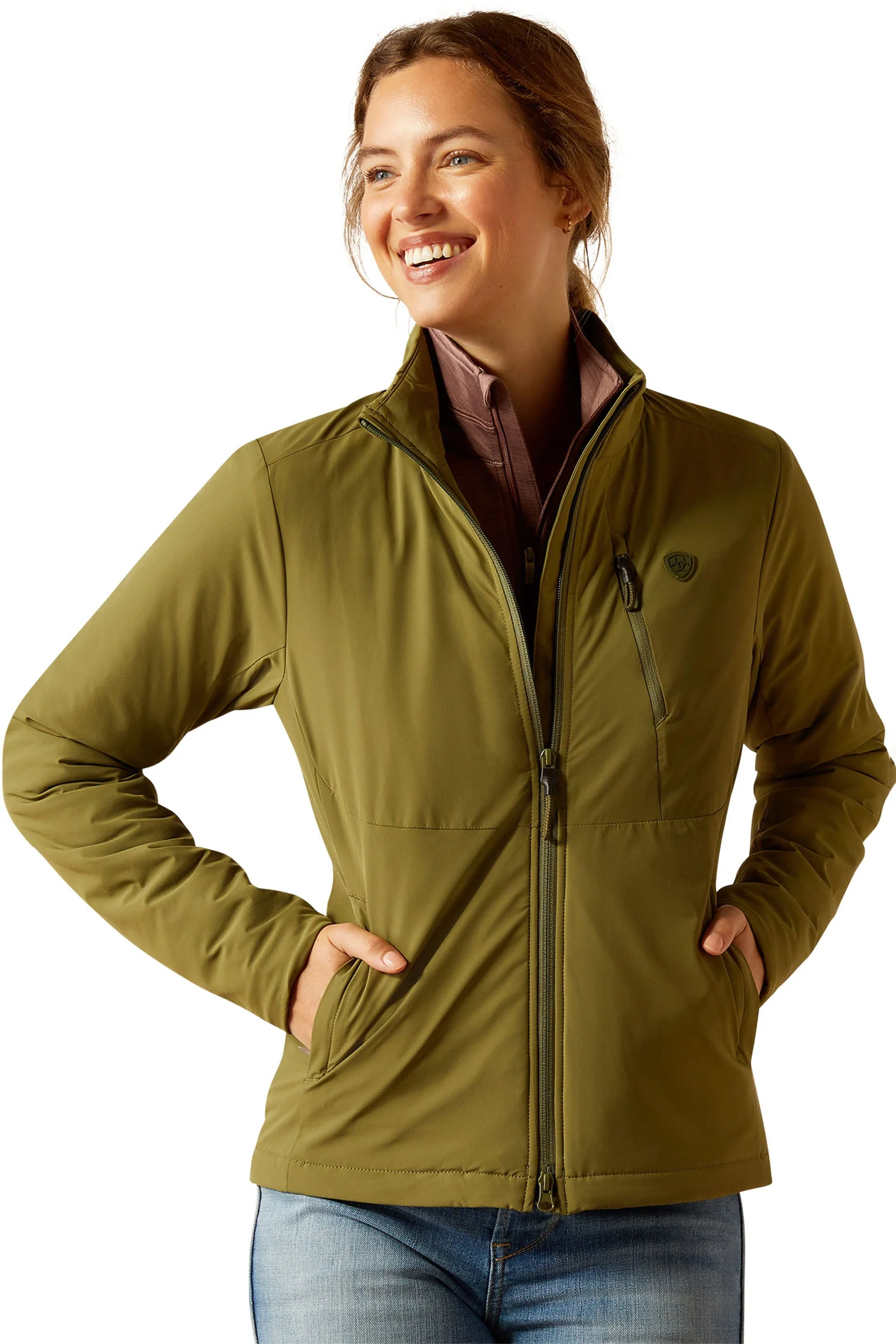 Rion StretchShell Insulated Light Jacket Winter Moss L