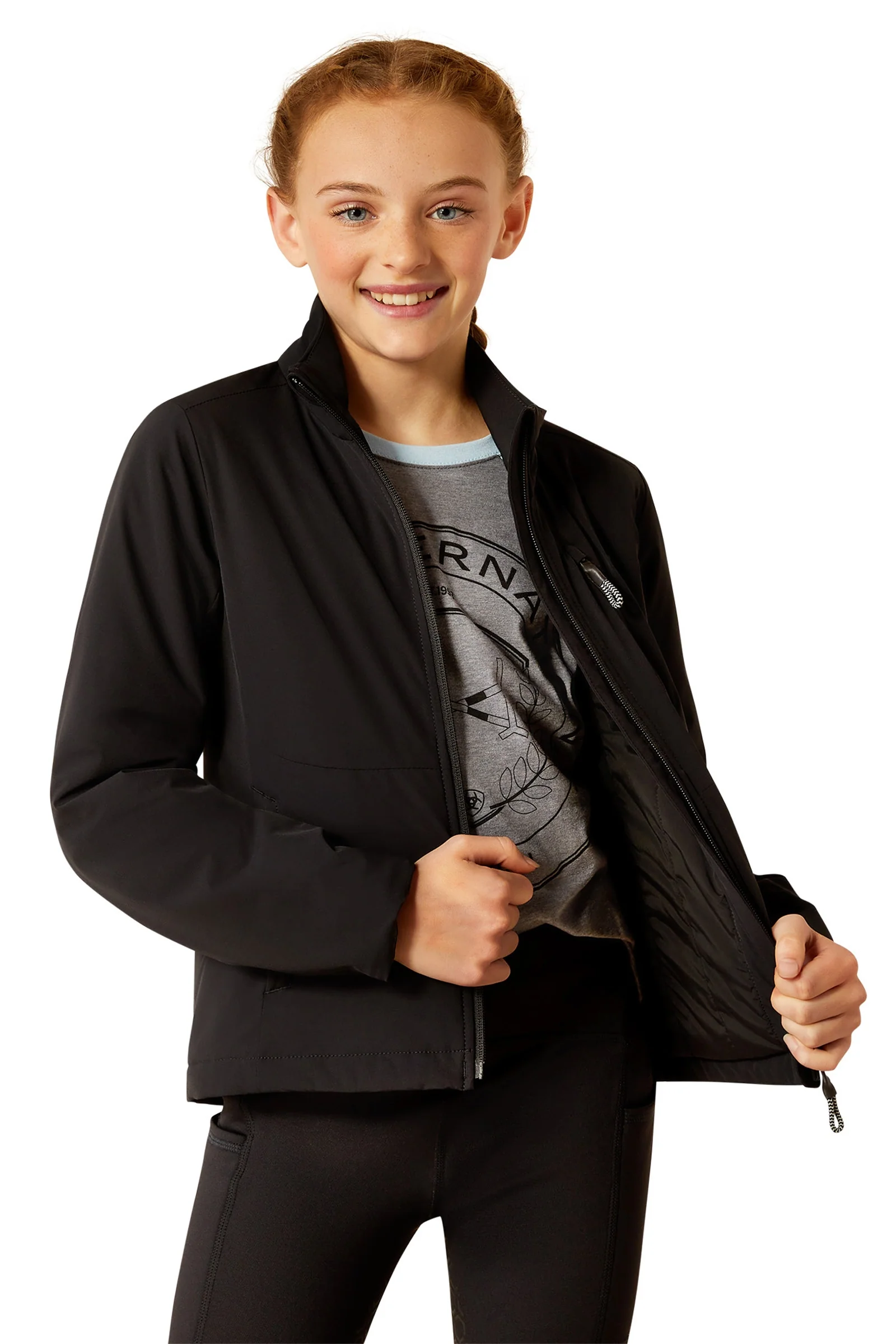 Rion StretchShell Kids´ Insulated Jacket Black 7-8 years
