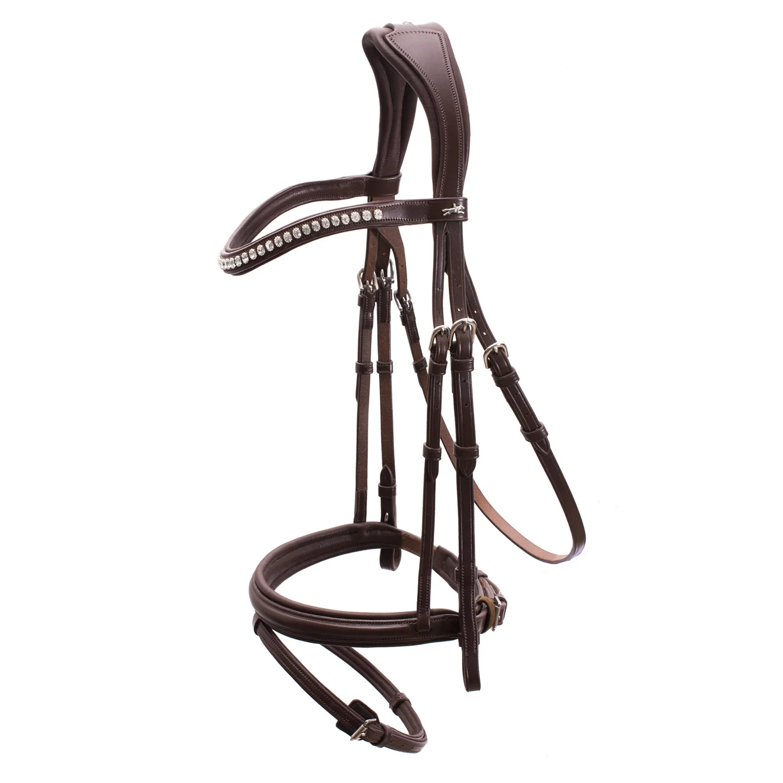 Rome Select Bridle Espresso/Crystal C