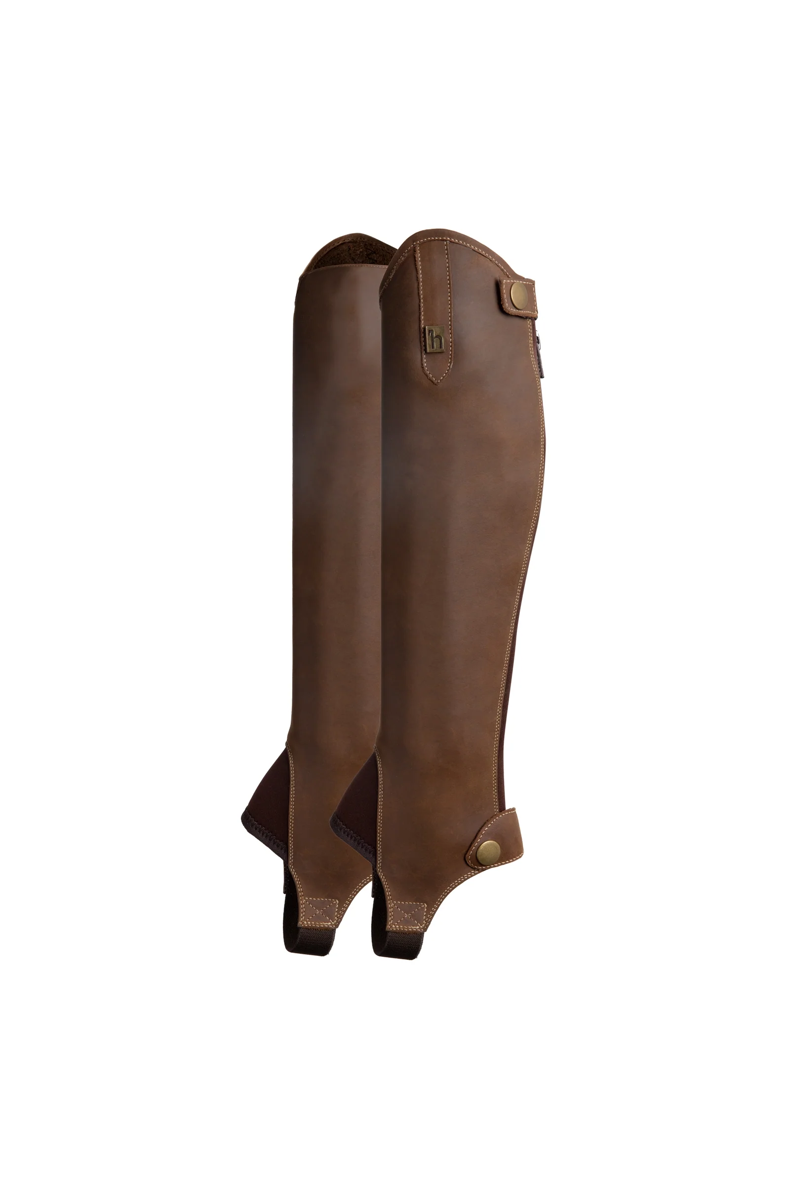 Ronda Teenage Leather Chaps Brown 10-14