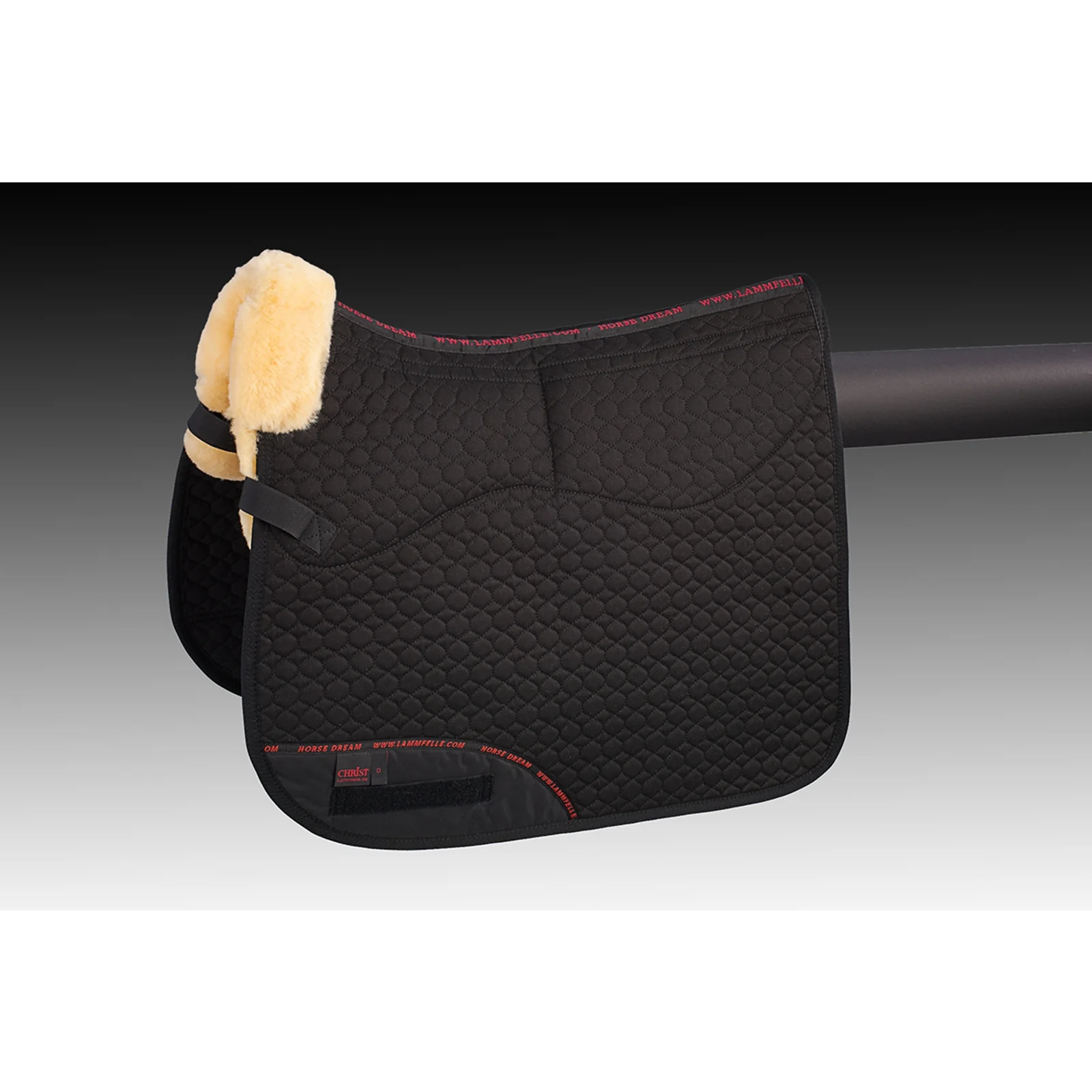 Saddlepad Champ Dressage DT UP BL/NAT F