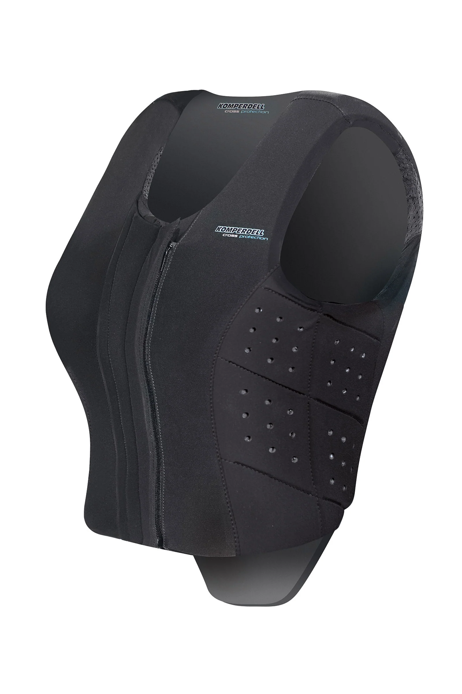 Safety Vest Frontzipp Slim fit Black S