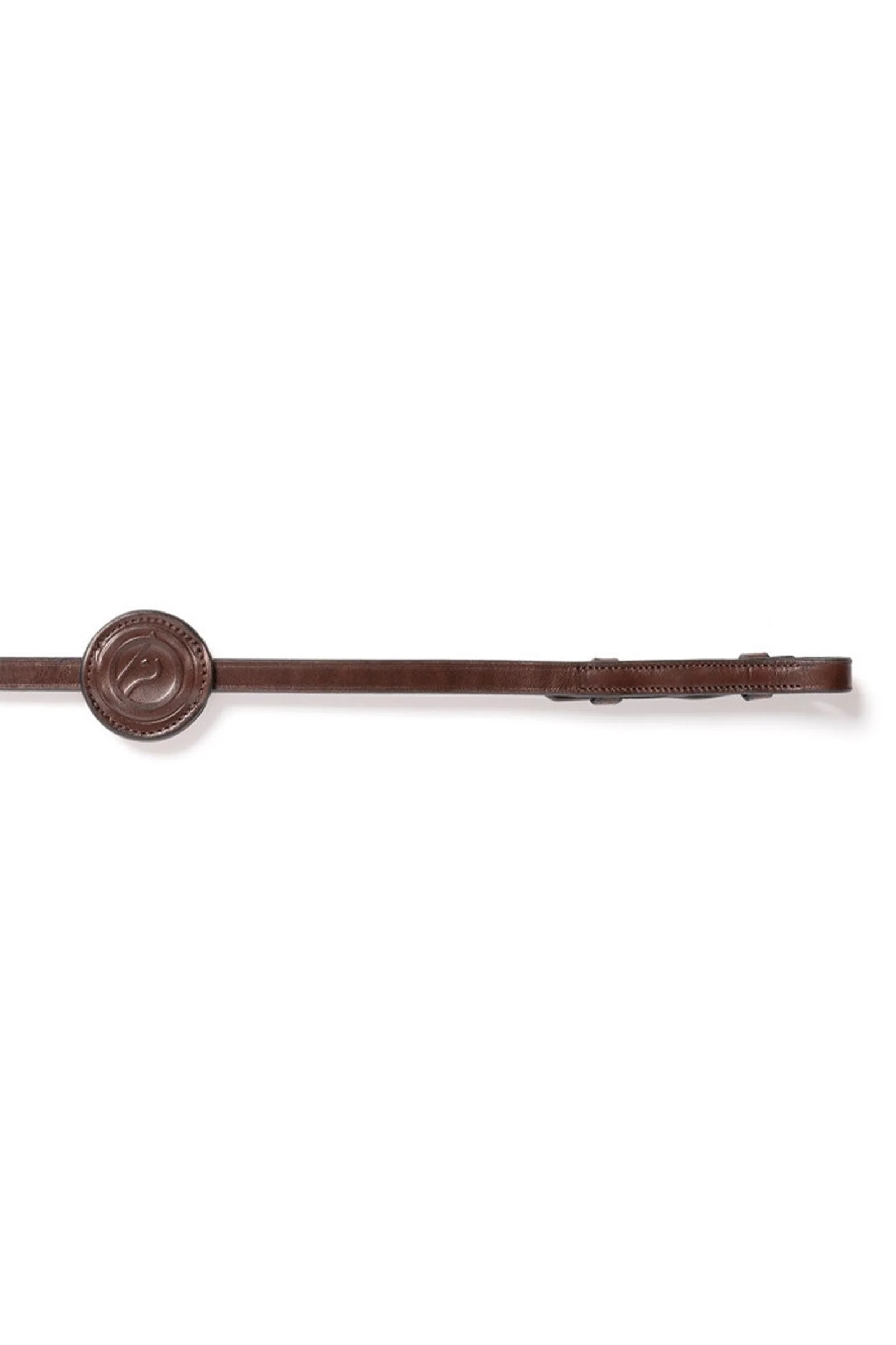 Samorin 1/2inch Rubber Reins Brown/Silver F