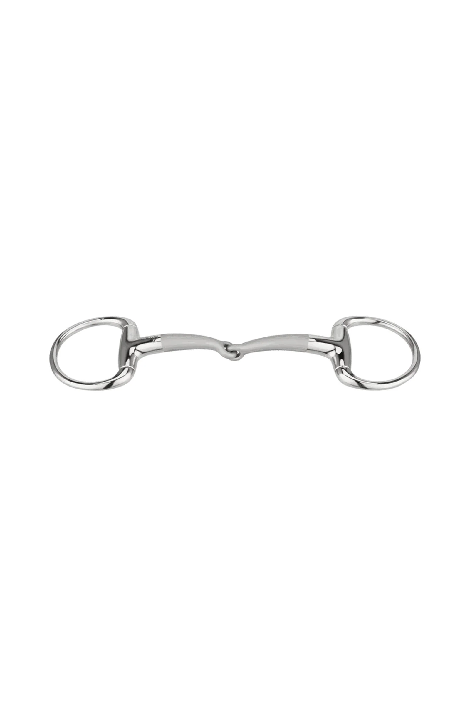 Satinox Eggbutt Bit, Single Jt. 14 mm, Stainless St. Metall 105 mm