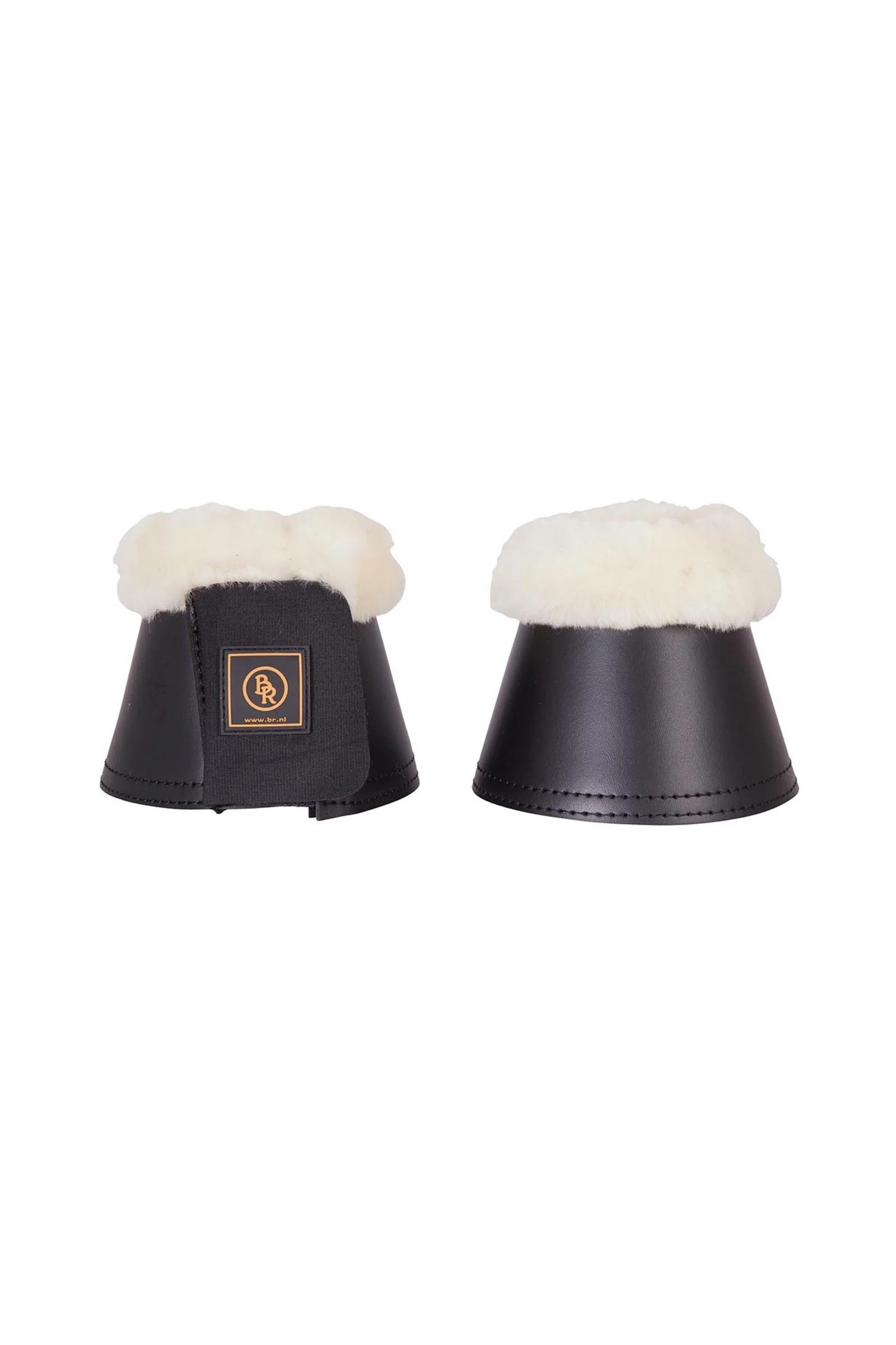 Sheepskin Over Reach Boots Black M