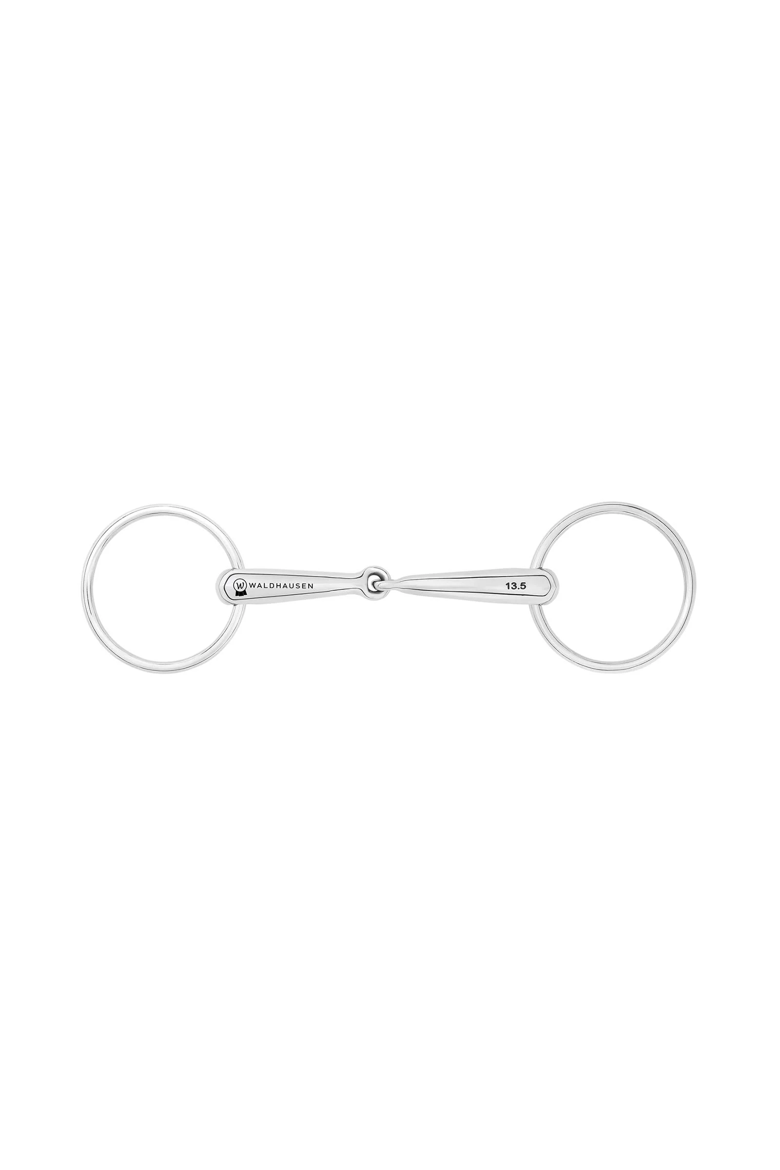 Snaffle Bit Hollow, Single Jt., Stainless St., 16 mm No Color 115 mm
