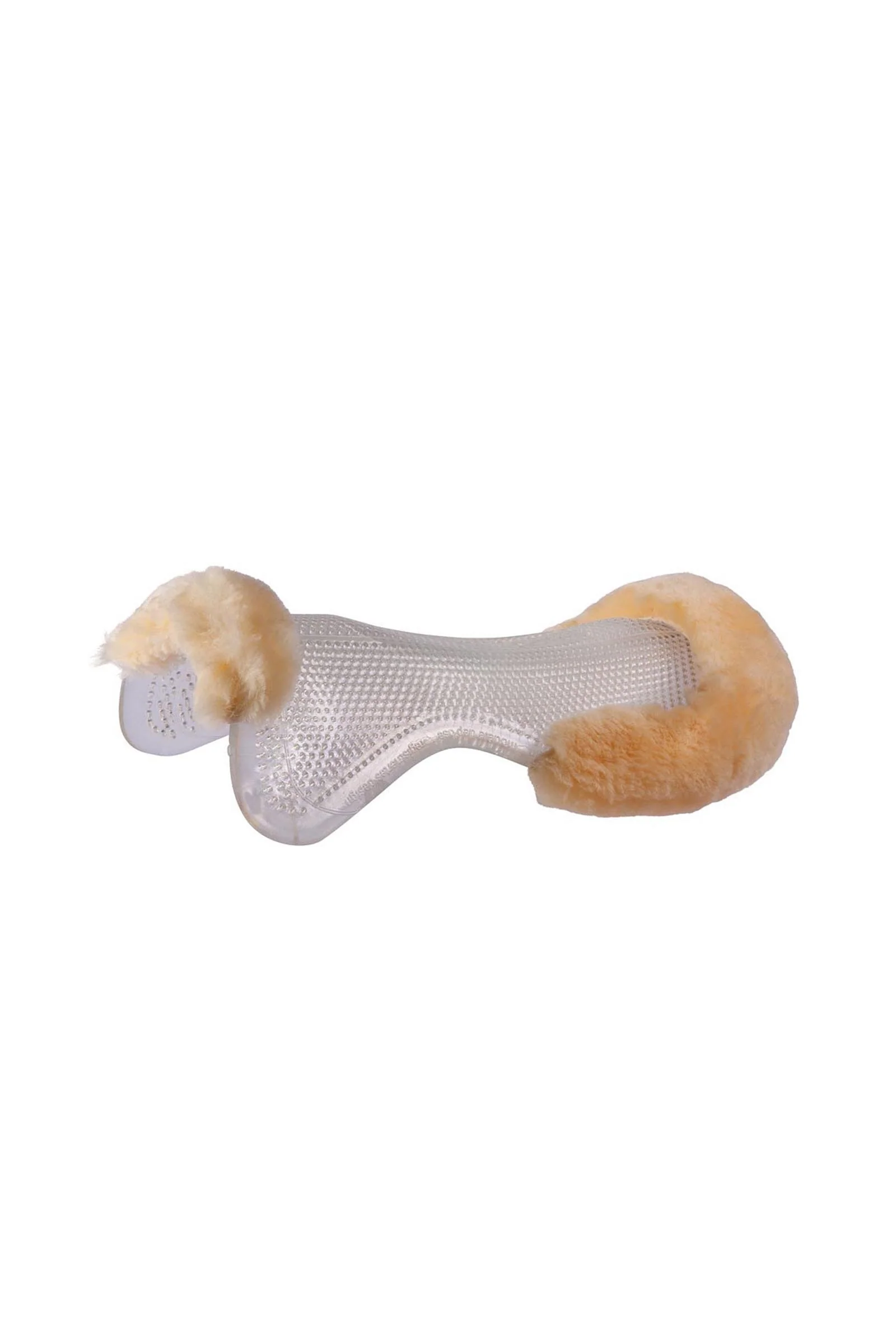 Soft Gel Pad With Sheepskin Edging Transparent L
