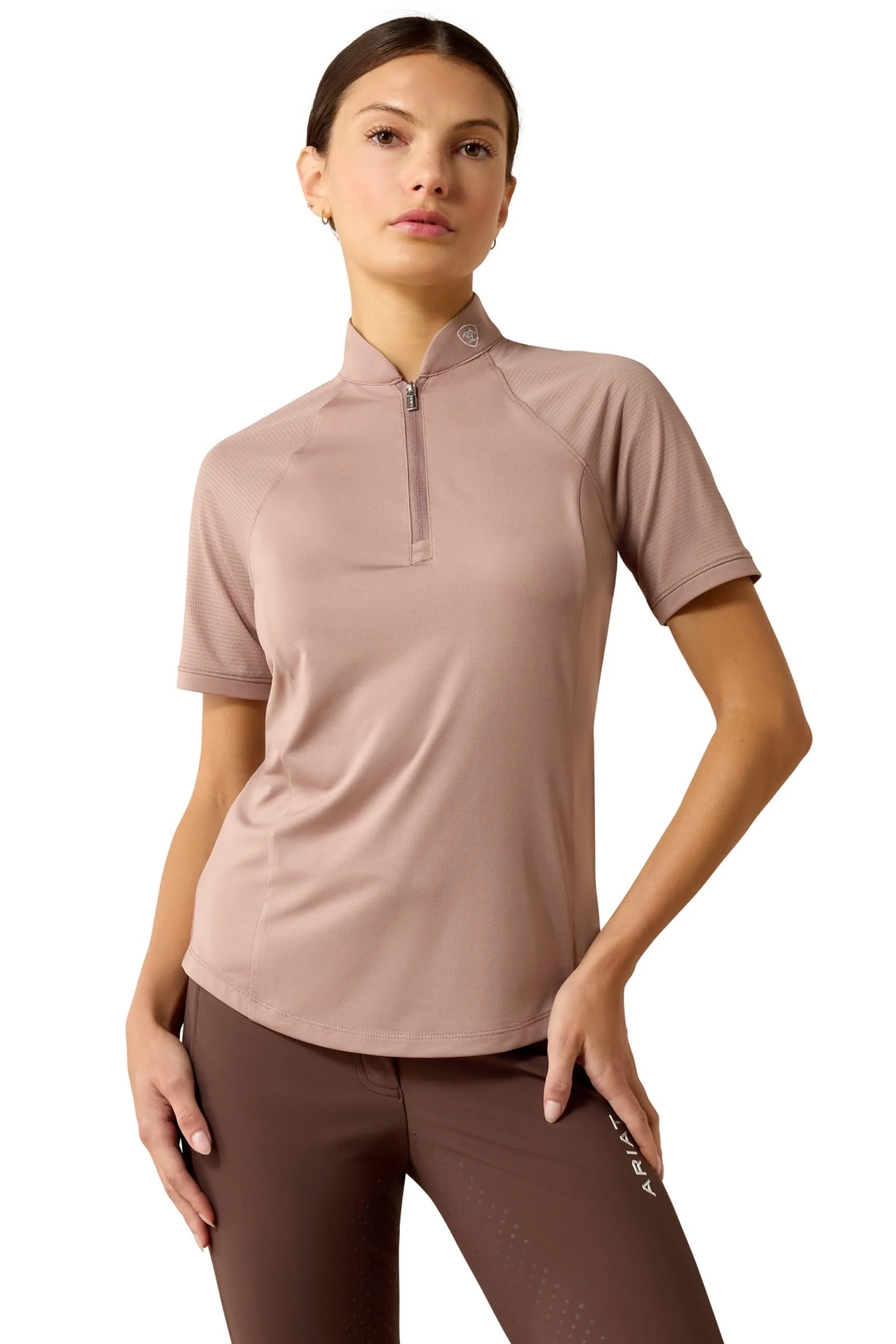 Soquel Women's Baselayer With 1/4 Zip Antler L