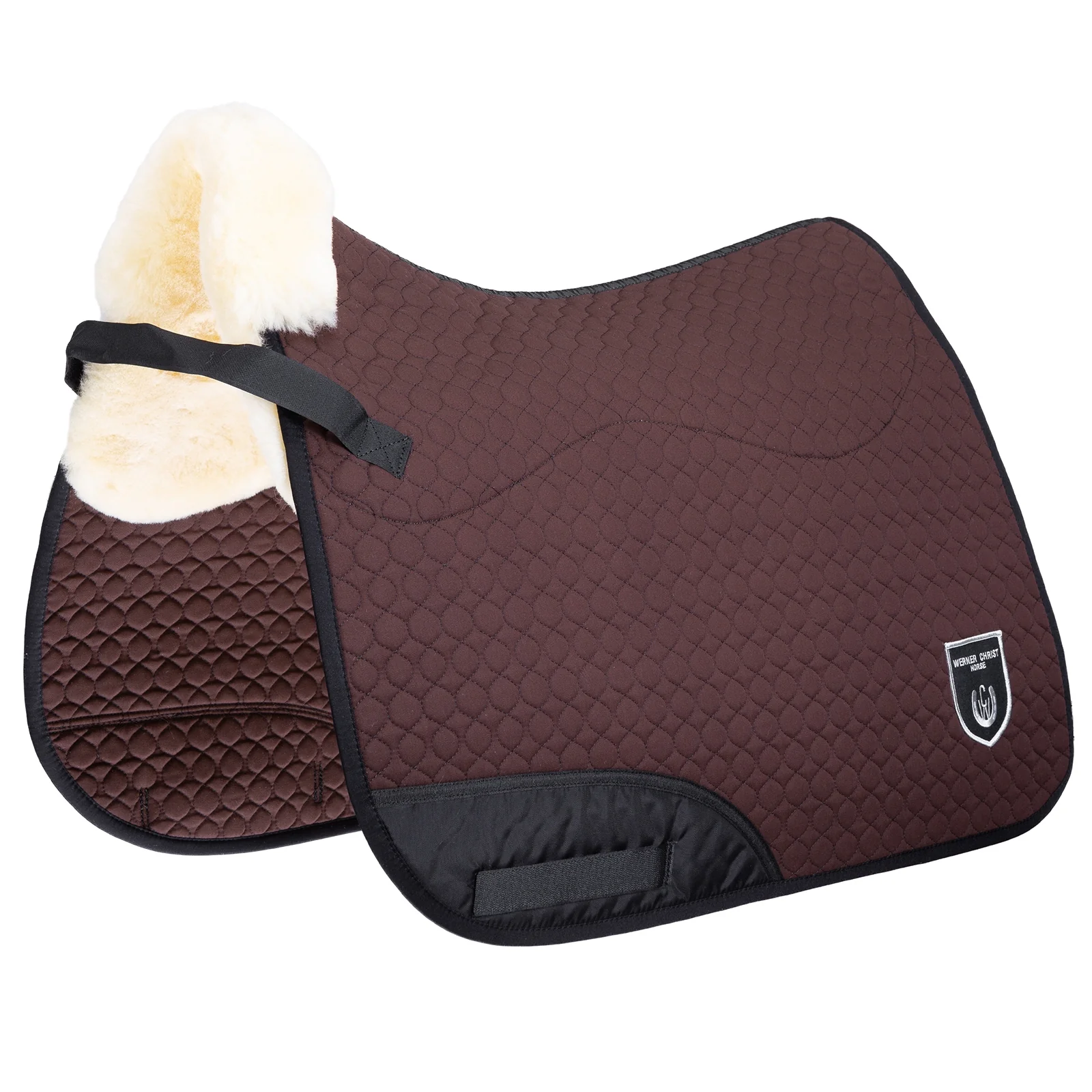 Square saddle pads Champ D BR/OWH/DBR F