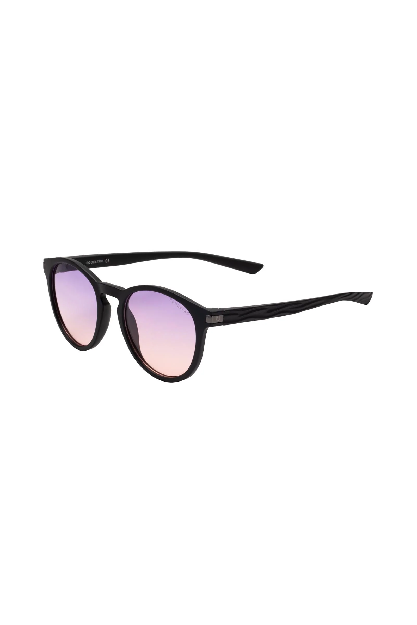 SS2026 Heulwen Sports Polarized Sunglasses Black Matt/Purple Pink Gradient One Size