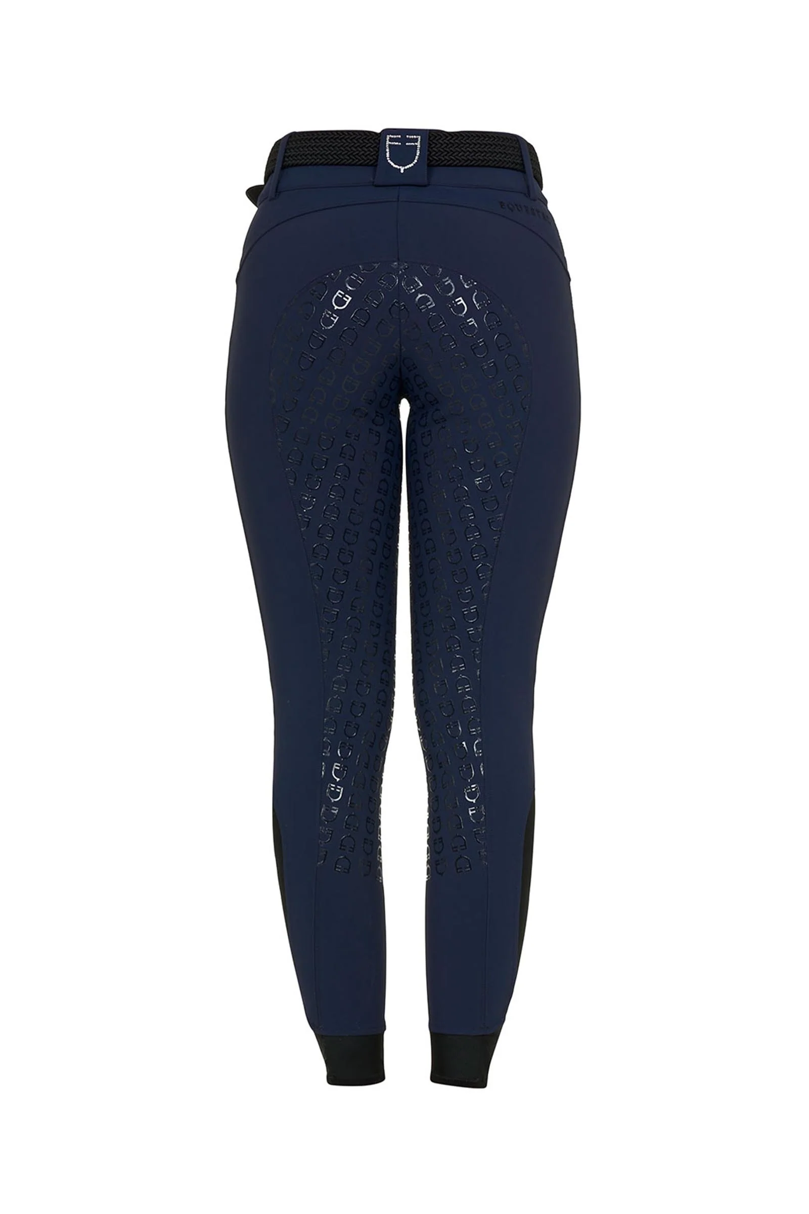 SS2026 Women's High Waist Stones Logo Full Grip Breeches Navy Blazer 8