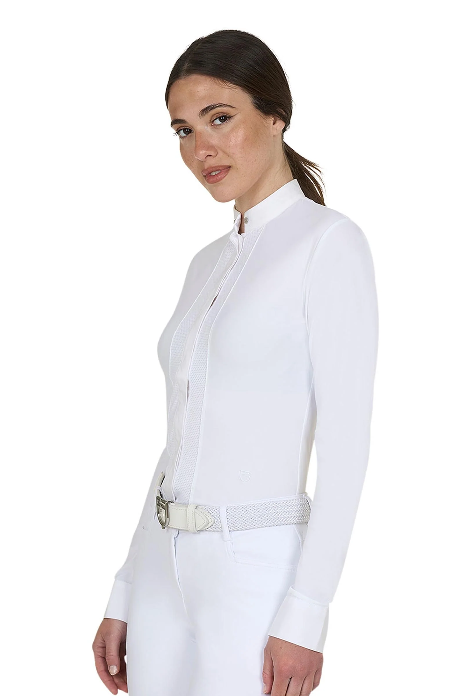 SS2026 Women's Micromesh Competition Polo Shirt White S