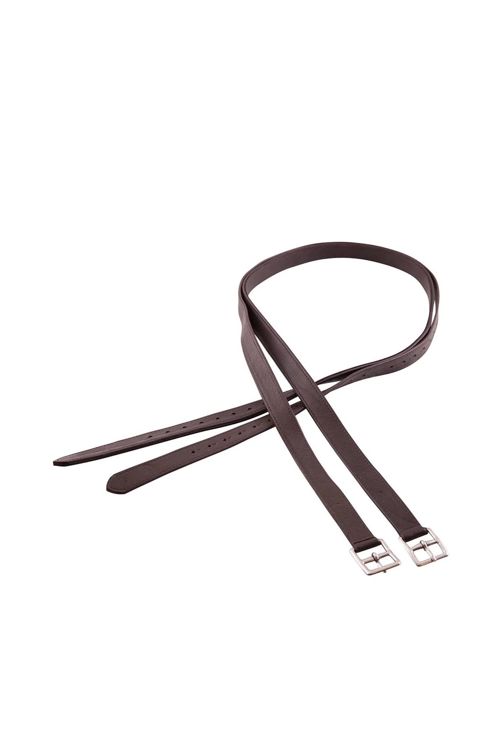 Stirrup Leathers Brown/Silver 51"